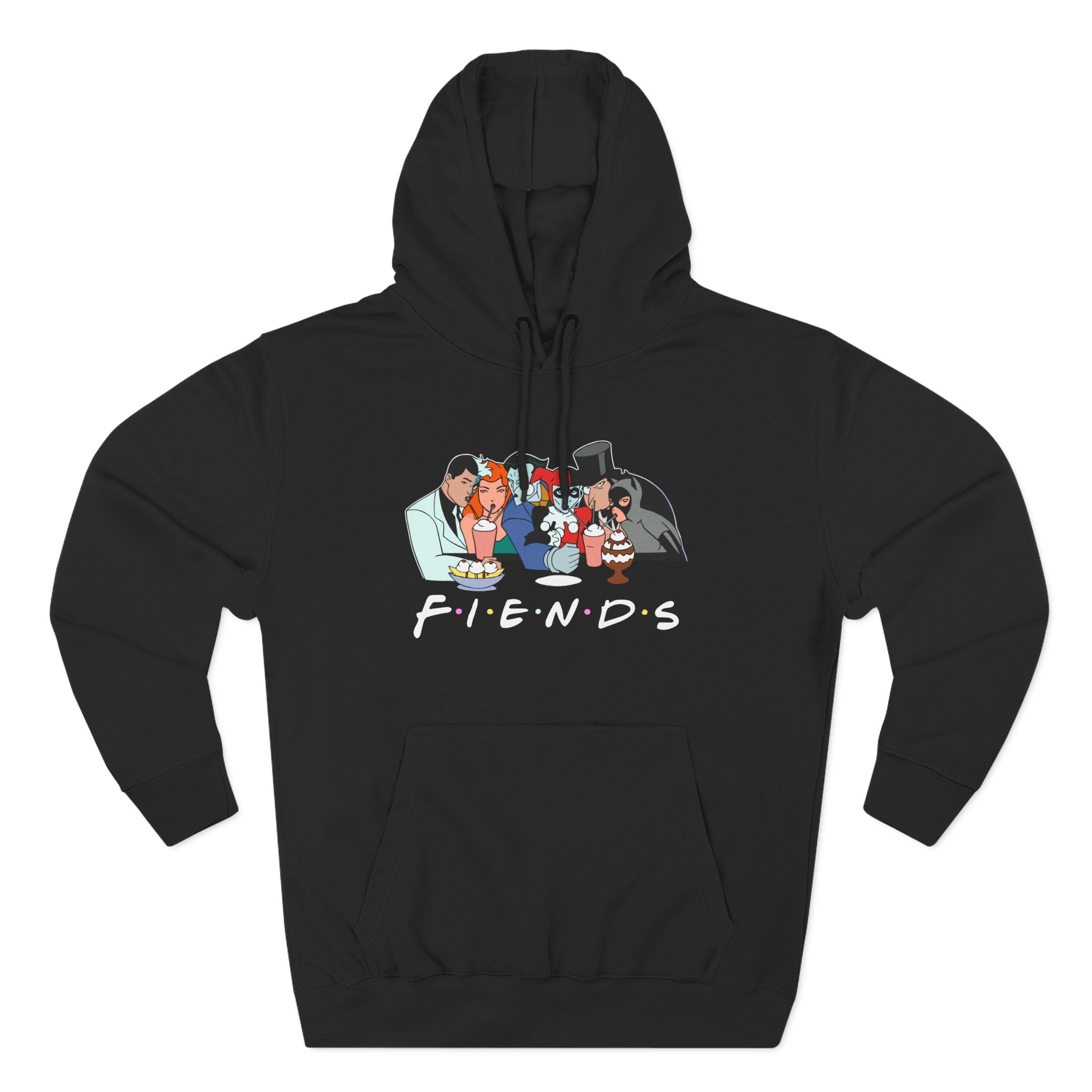 Bad Friends Variant Three-Panel Fleece Hoodie