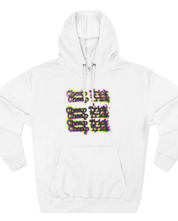 Cheap Trick 3d Logo Three-Panel Fleece Hoodie