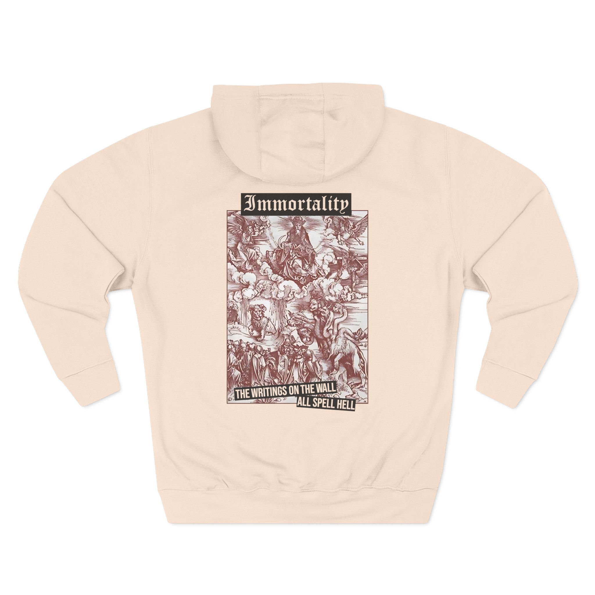 Born From Pain Immortality Three-Panel Fleece Hoodie