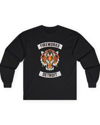 Fireworks Tiger Unisex Ultra Cotton Long Sleeve Tee
