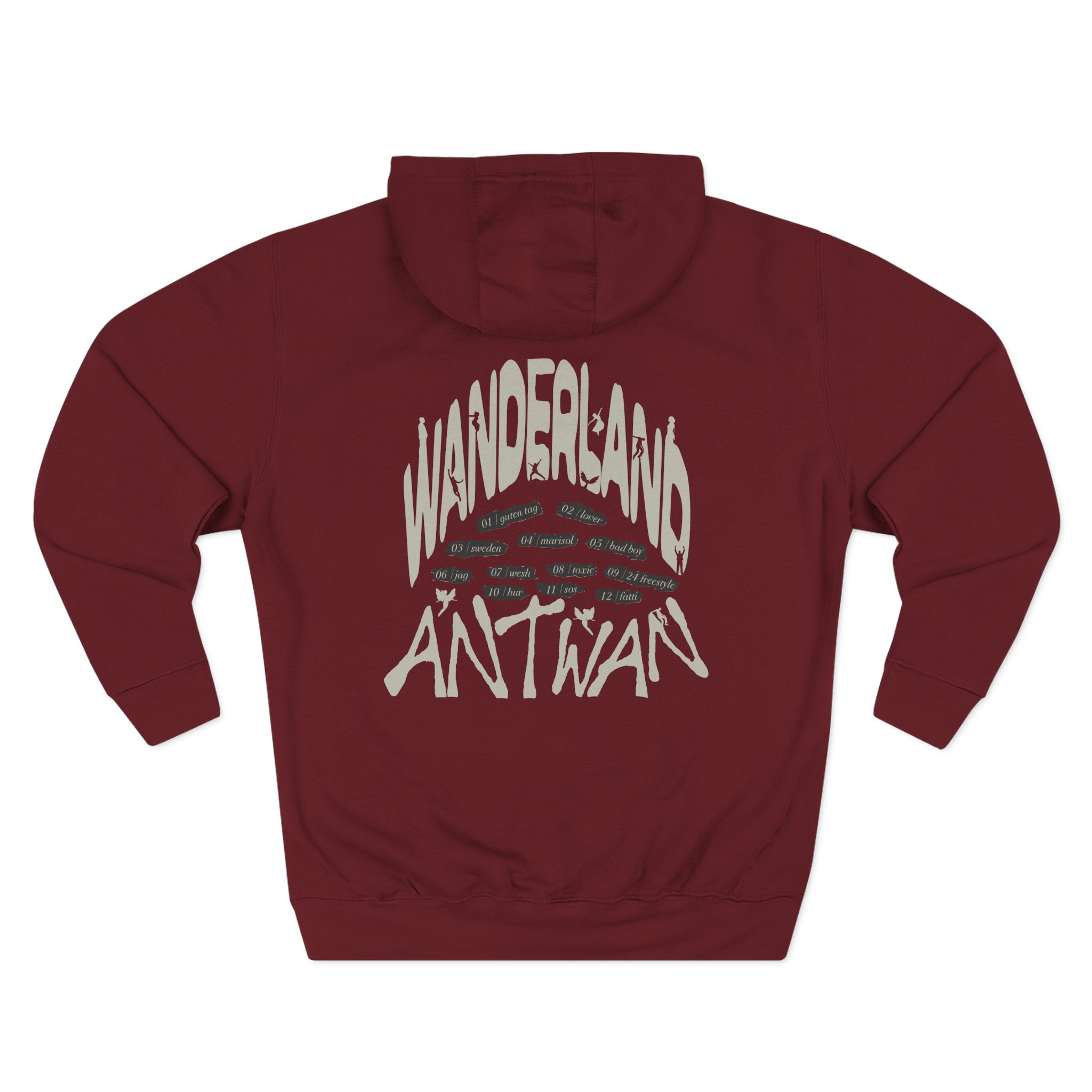 Antwan Wanderland Three-Panel Fleece Hoodie