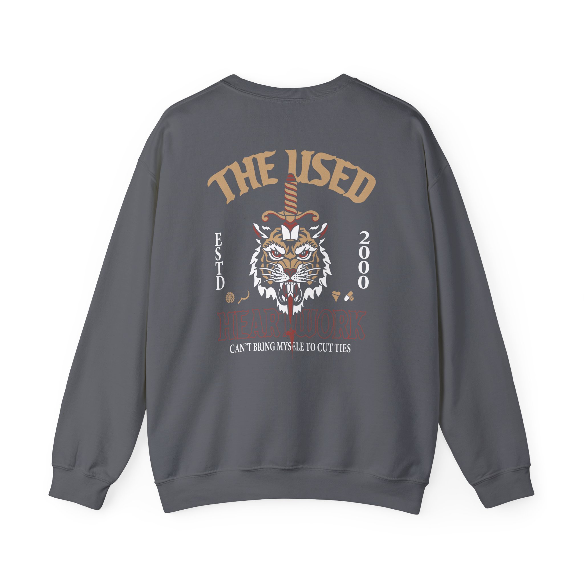 The Used Self Titled 25 Year Unisex Heavy Blendâ„¢ Crewneck Sweatshirt