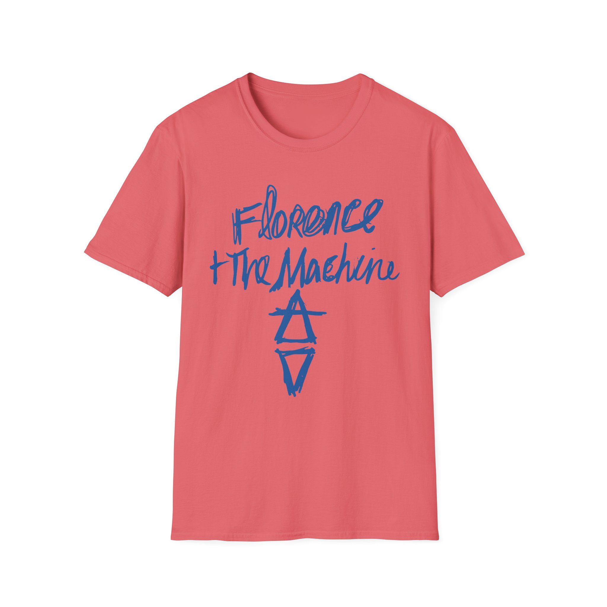 Florence and the Machine Hand Drawn Logo Unisex Softstyle T-Shirt