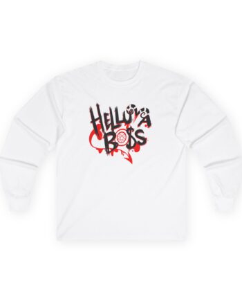 Helluva Boss Logo Unisex Ultra Cotton Long Sleeve Tee