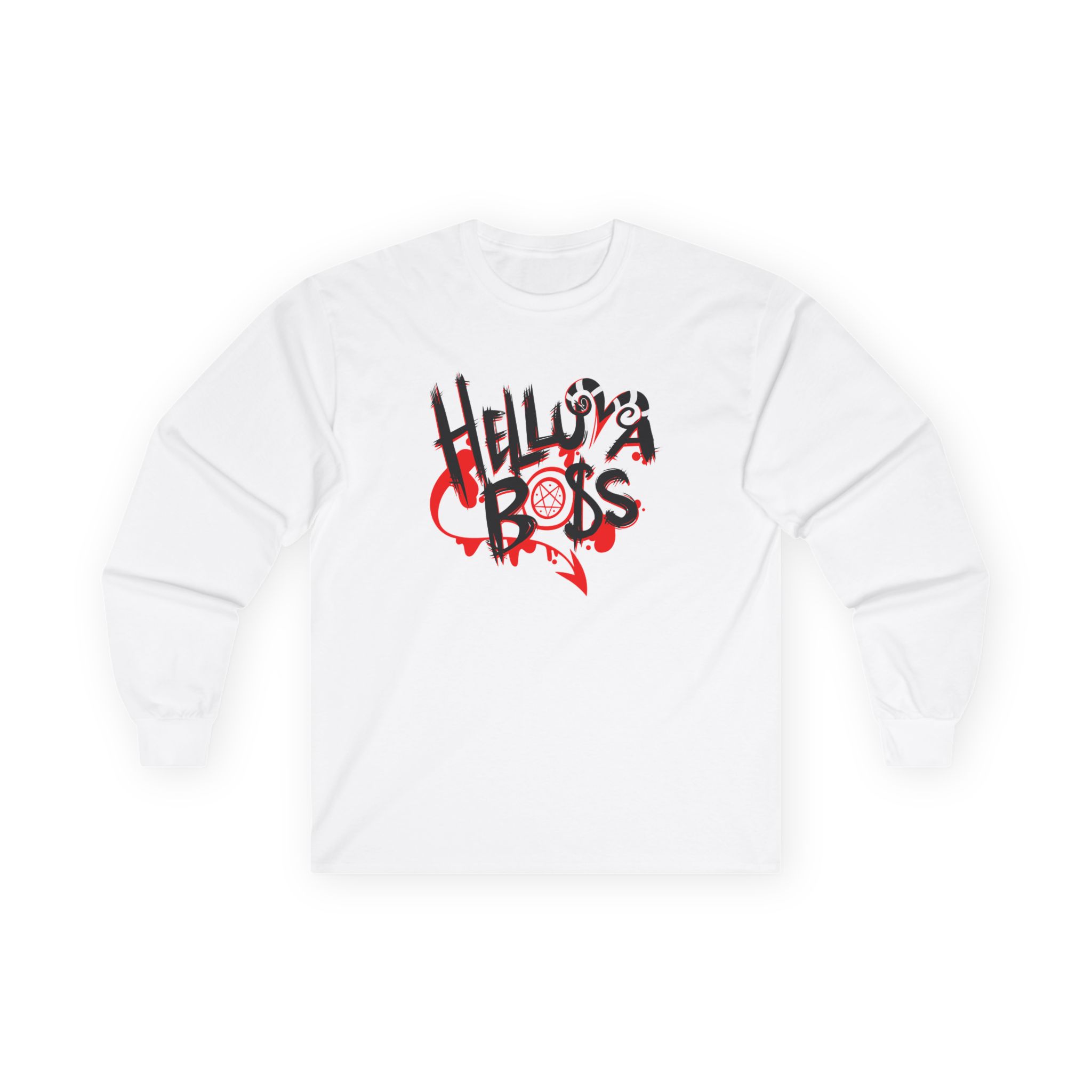 Helluva Boss Logo Unisex Ultra Cotton Long Sleeve Tee