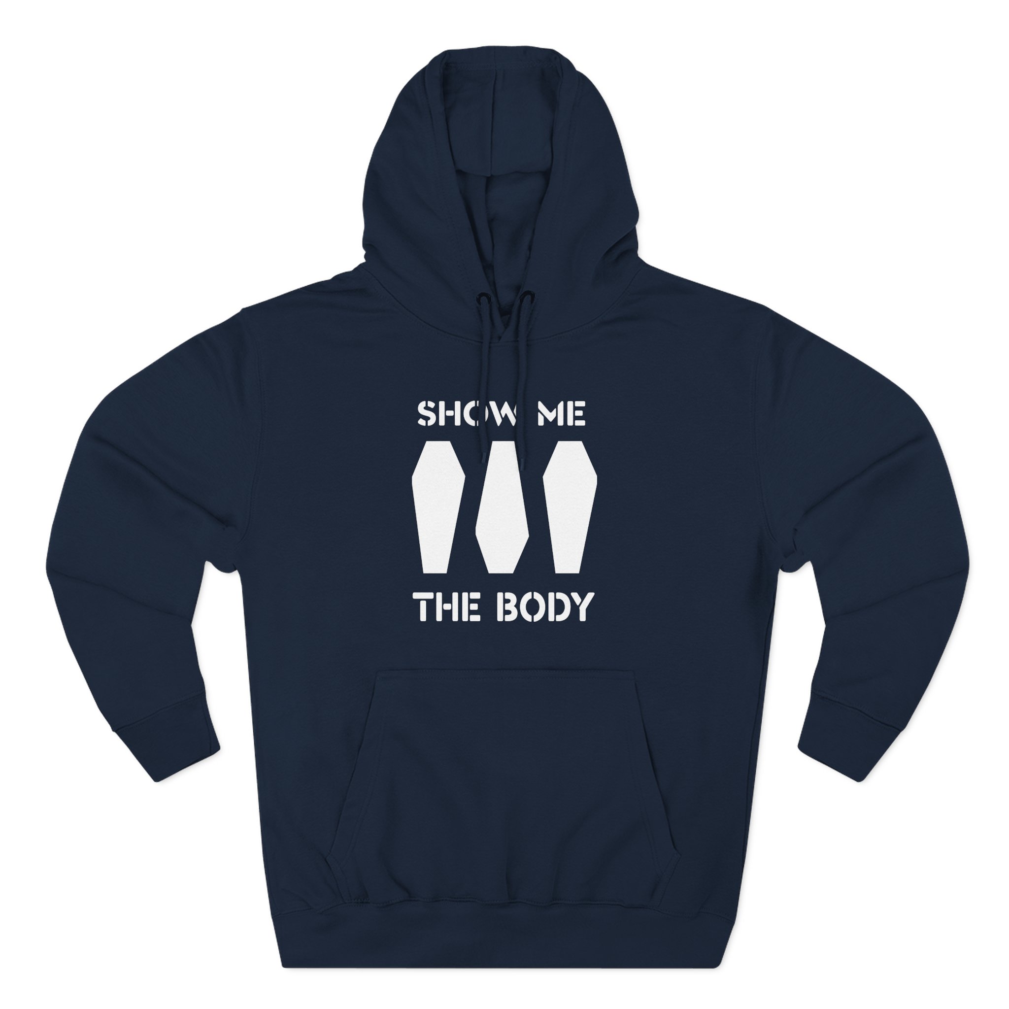 Show Me the Body Coffin Three-Panel Fleece Hoodie