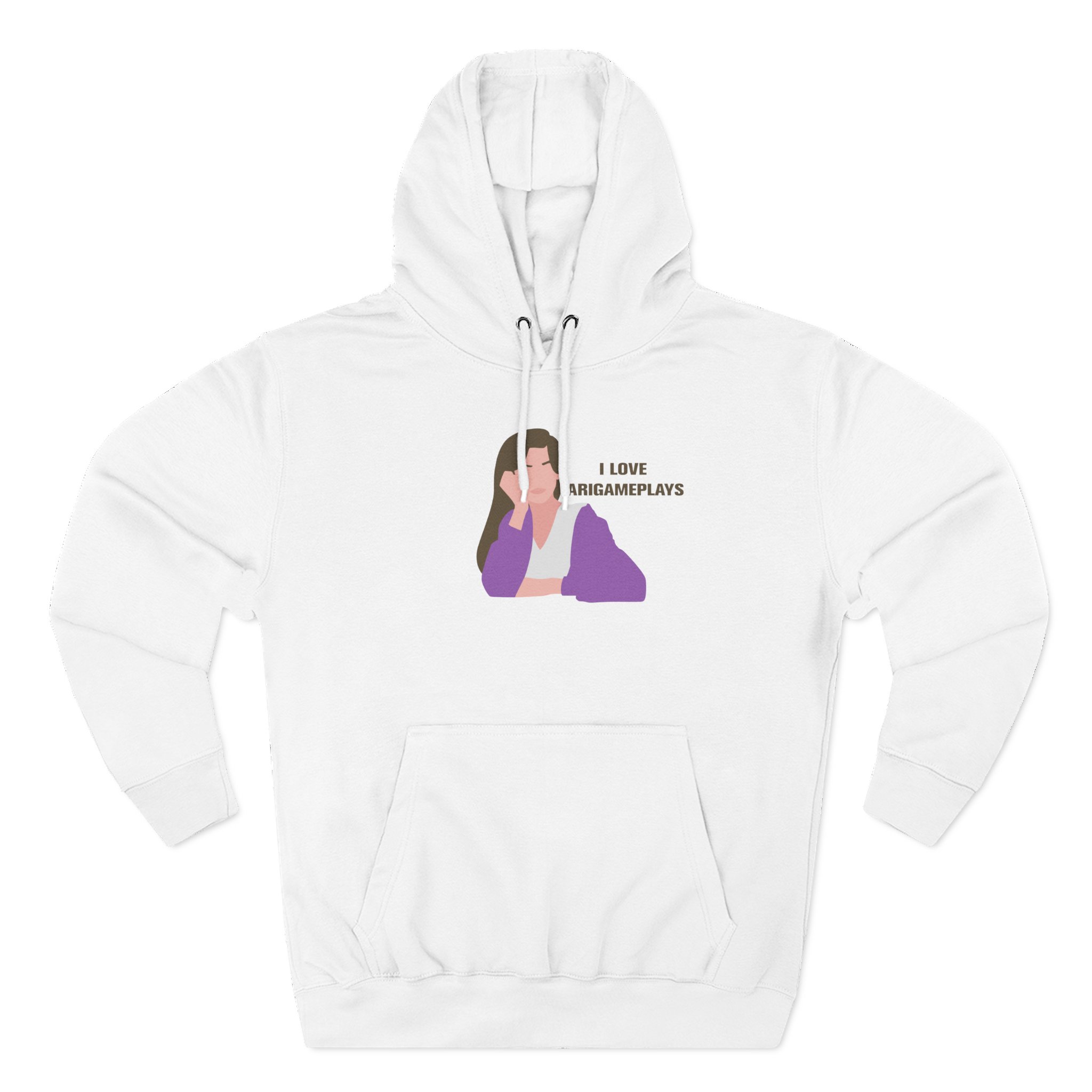 Arigameplays Three-Panel Fleece Hoodie
