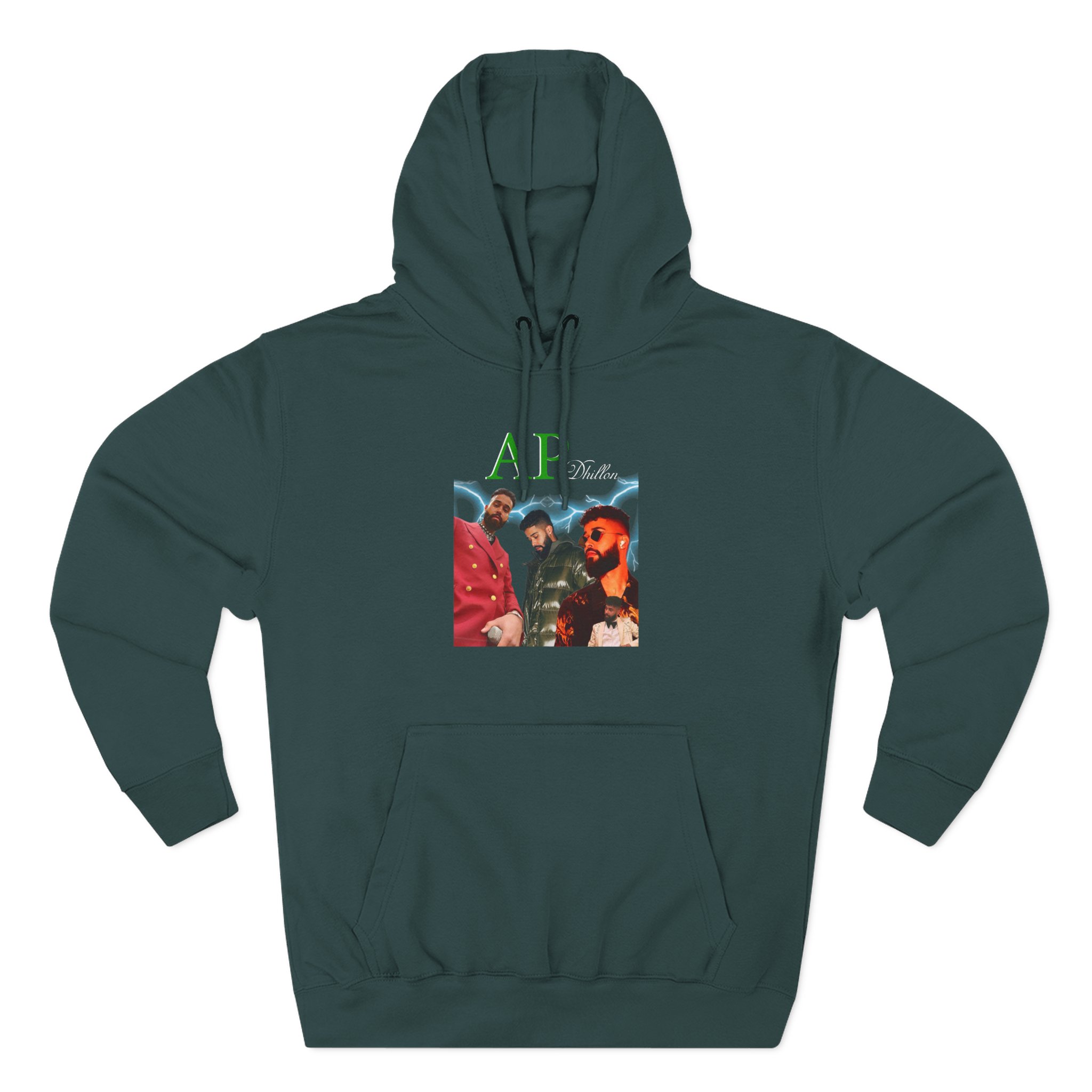 AP Dhillon Three-Panel Fleece Hoodie