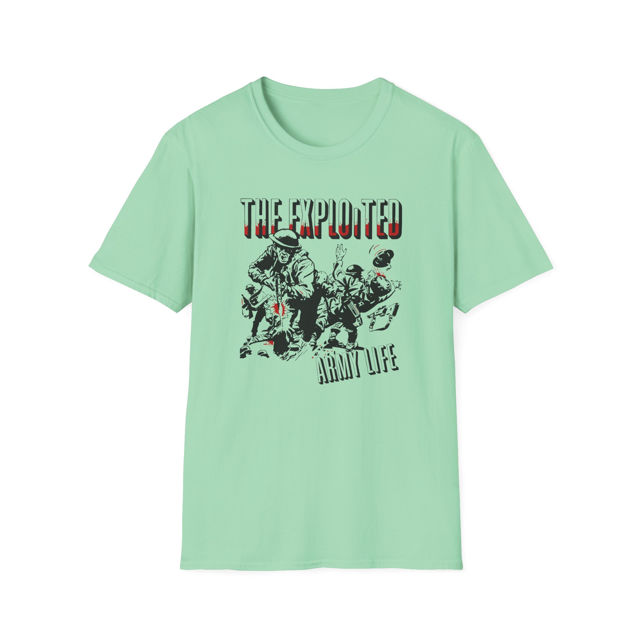 The Exploited Army Life Unisex Softstyle T-Shirt