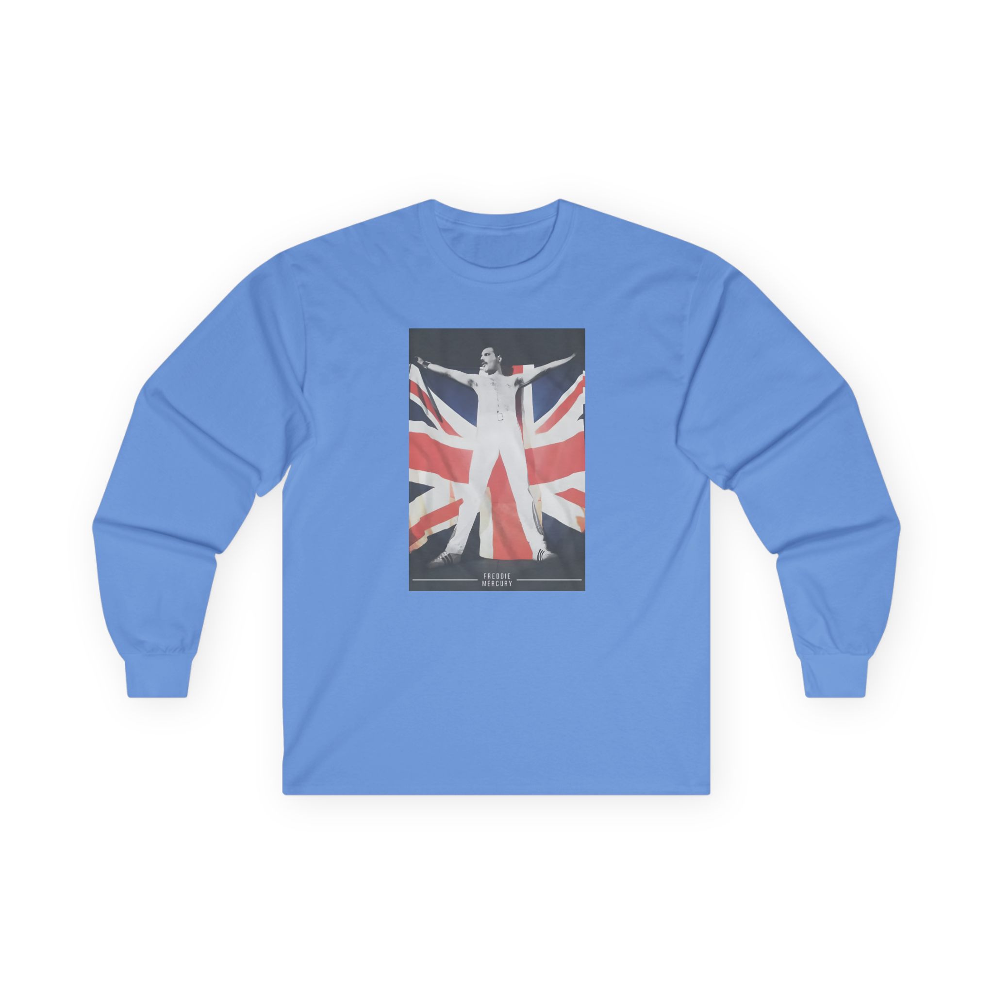 F M Union Jack Flag Unisex Ultra Cotton Long Sleeve Tee