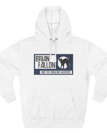 Brian Fallon Cat Three-Panel Fleece Hoodie