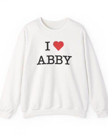 Jon Marianek I Love Abby Unisex Heavy Blend™ Crewneck Sweatshirt