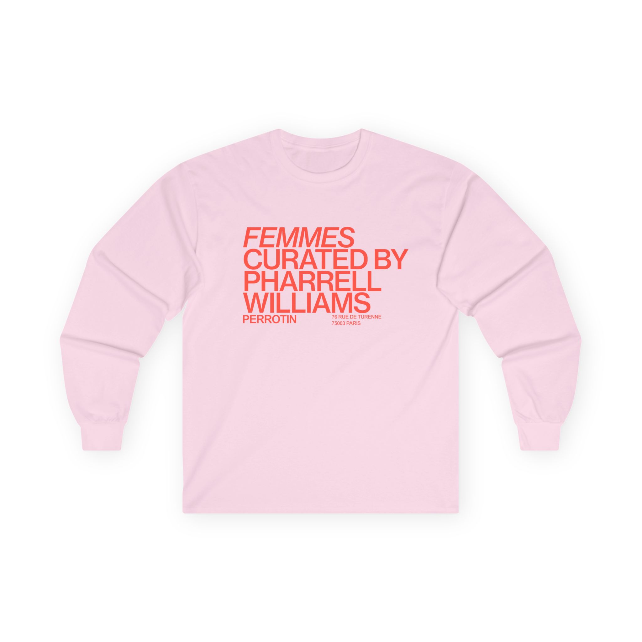 Pharrell Williams Femmes Unisex Ultra Cotton Long Sleeve Tee