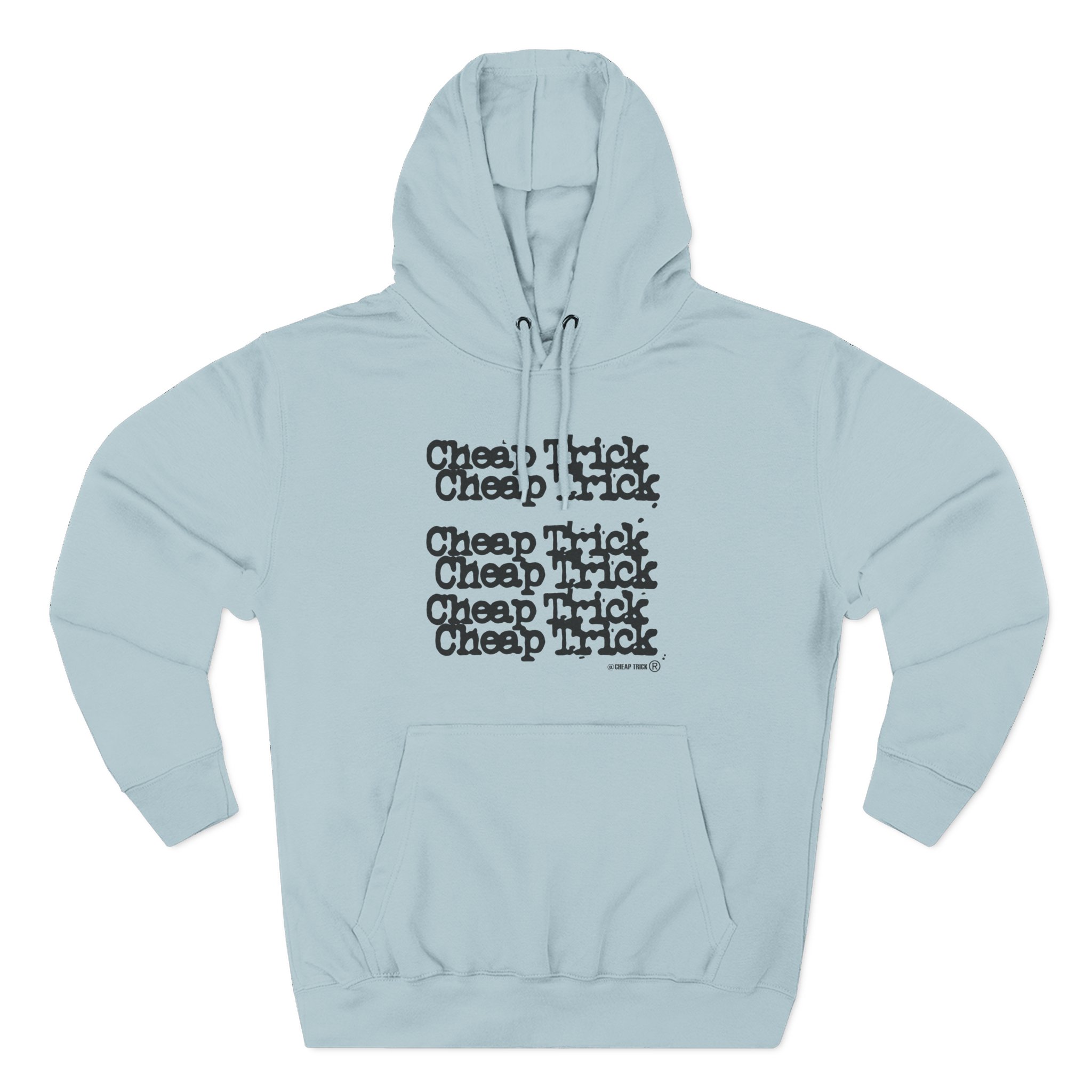 Cheap Trick Stacked Logo Three-Panel Fleece Hoodie