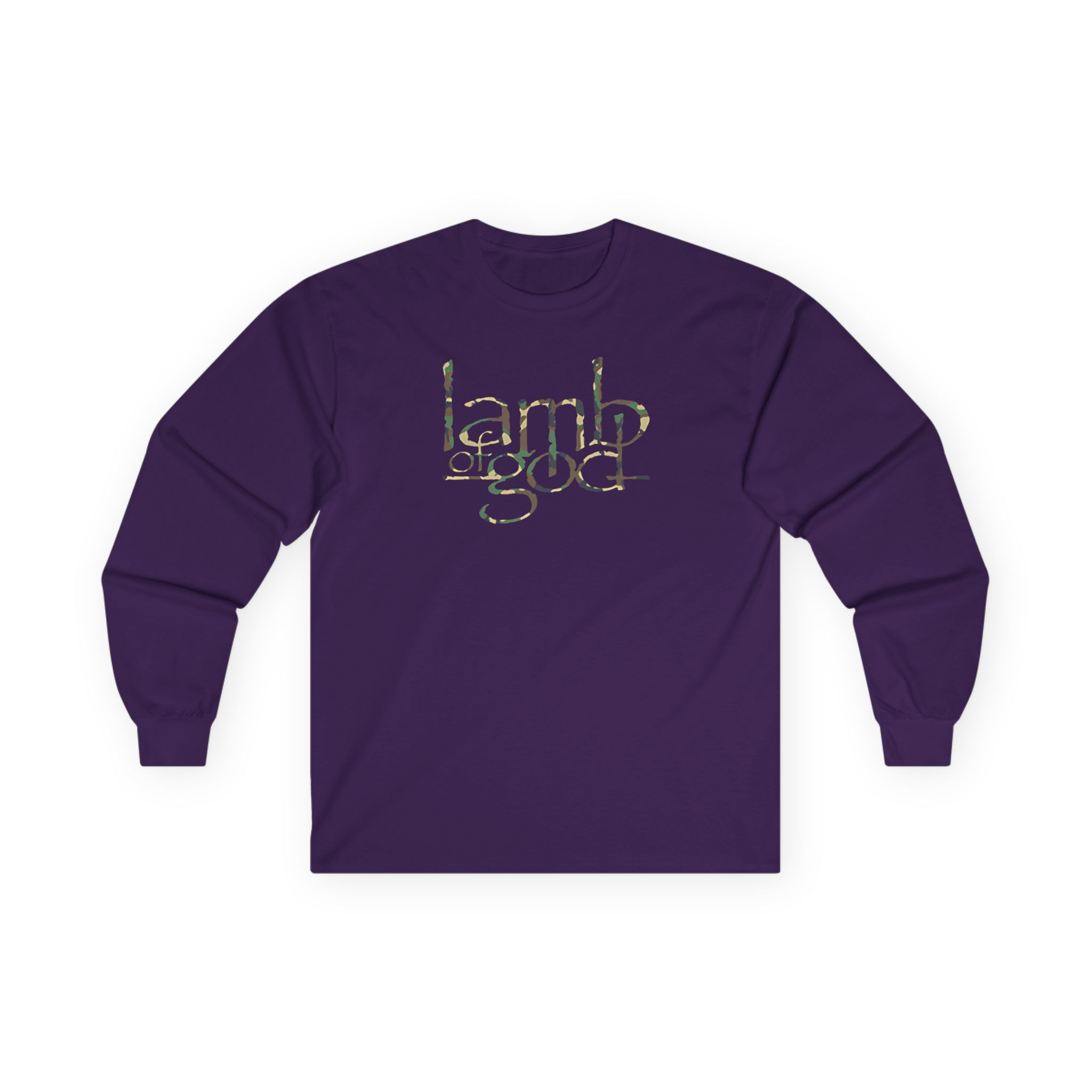 Lamb of God Camo Flag Unisex Ultra Cotton Long Sleeve Tee