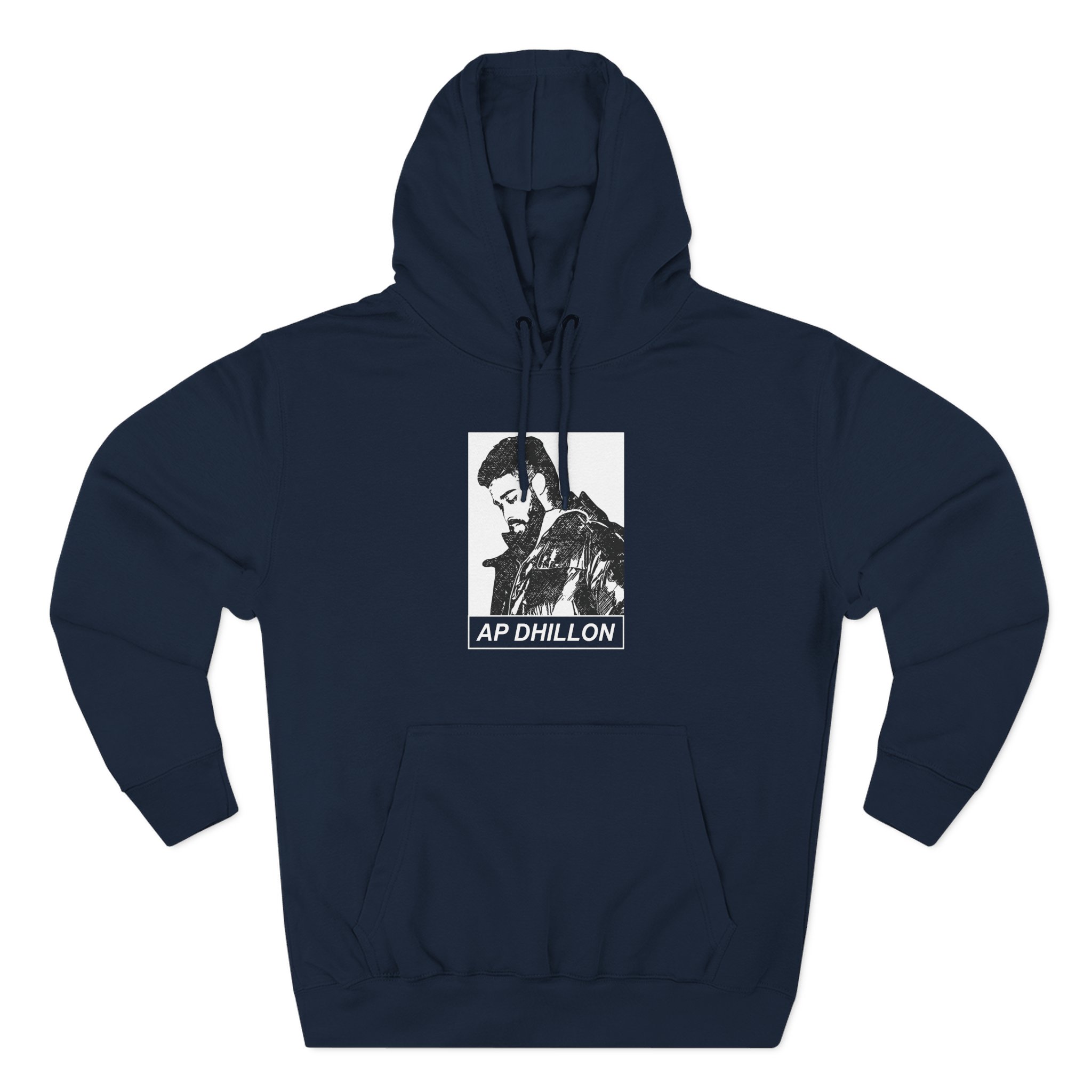 AP Dhillon Three-Panel Fleece Hoodie