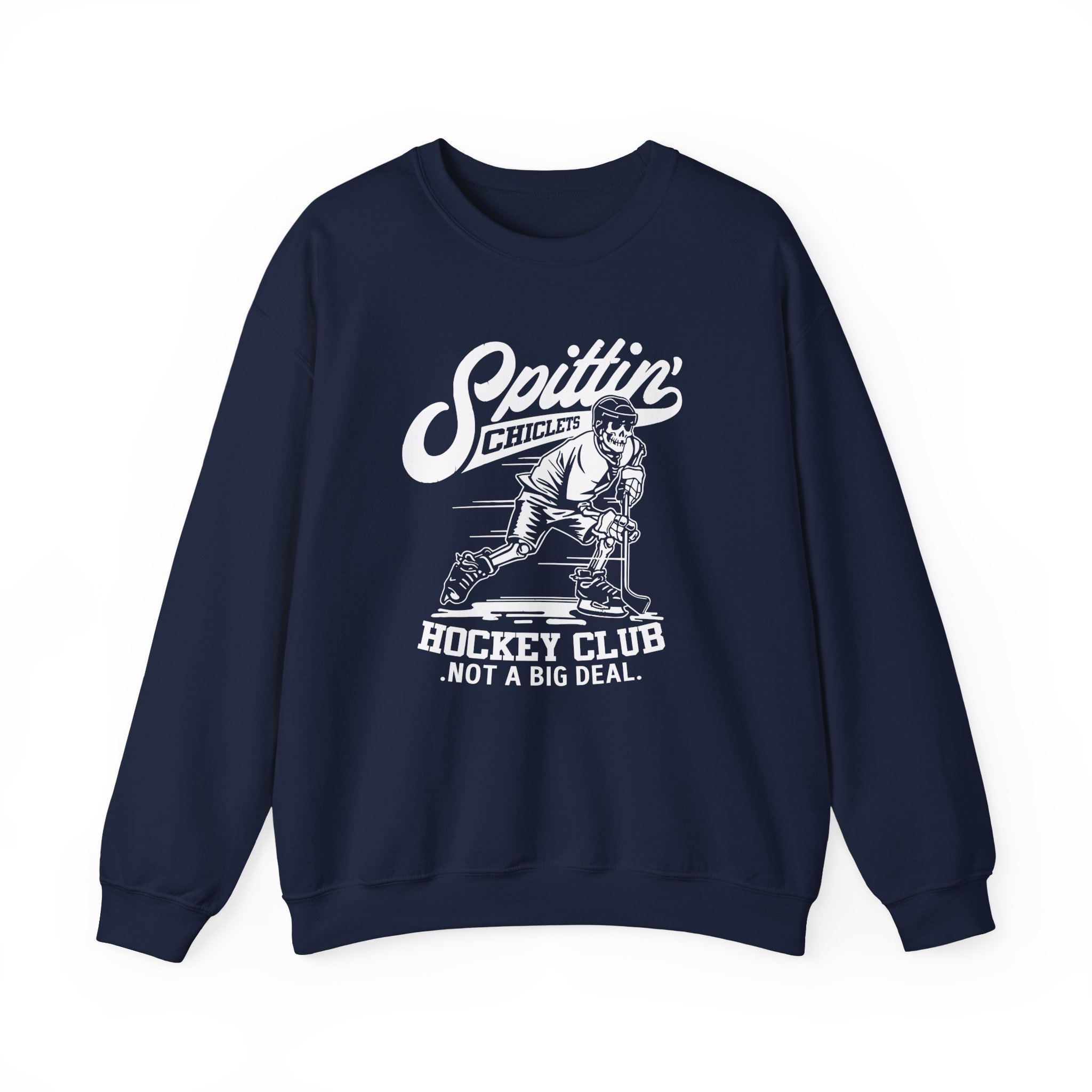 Spittin Chiclets Hockey Club Skul Unisex Heavy Blendâ„¢ Crewneck Sweatshirt