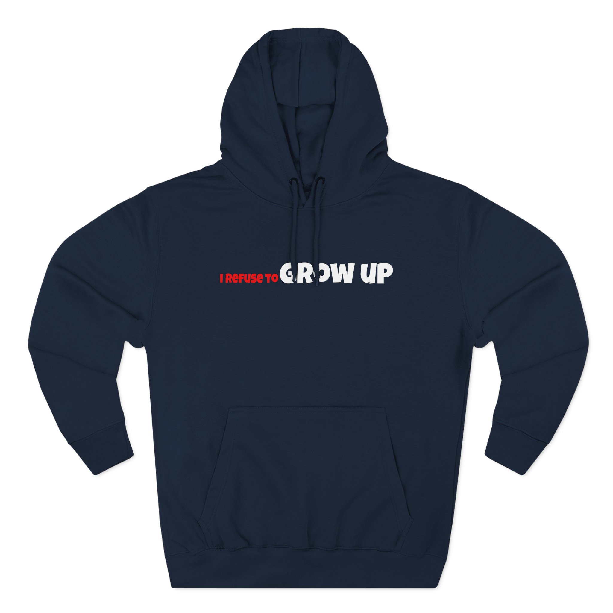 Daydrian Harding I Refuse to Grow Up Three-Panel Fleece Hoodie