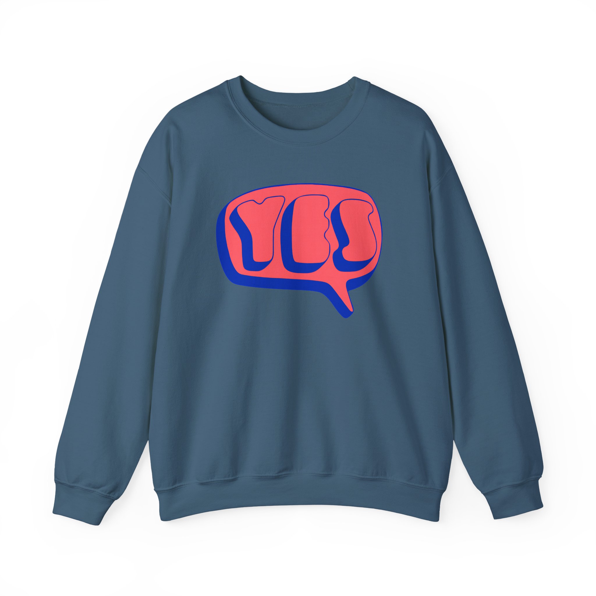 Yes Word Bubble Unisex Heavy Blendâ„¢ Crewneck Sweatshirt