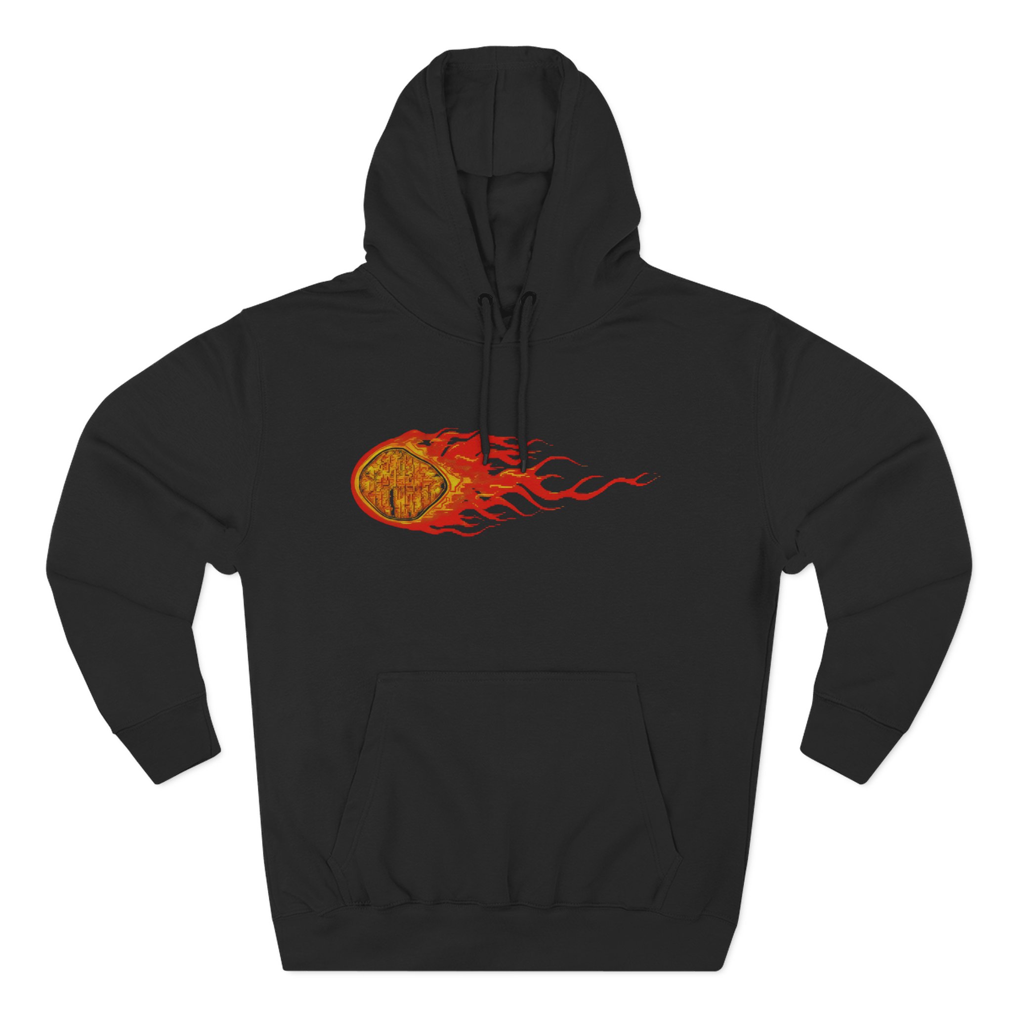 Show Me the Body Ttw Flame Three-Panel Fleece Hoodie