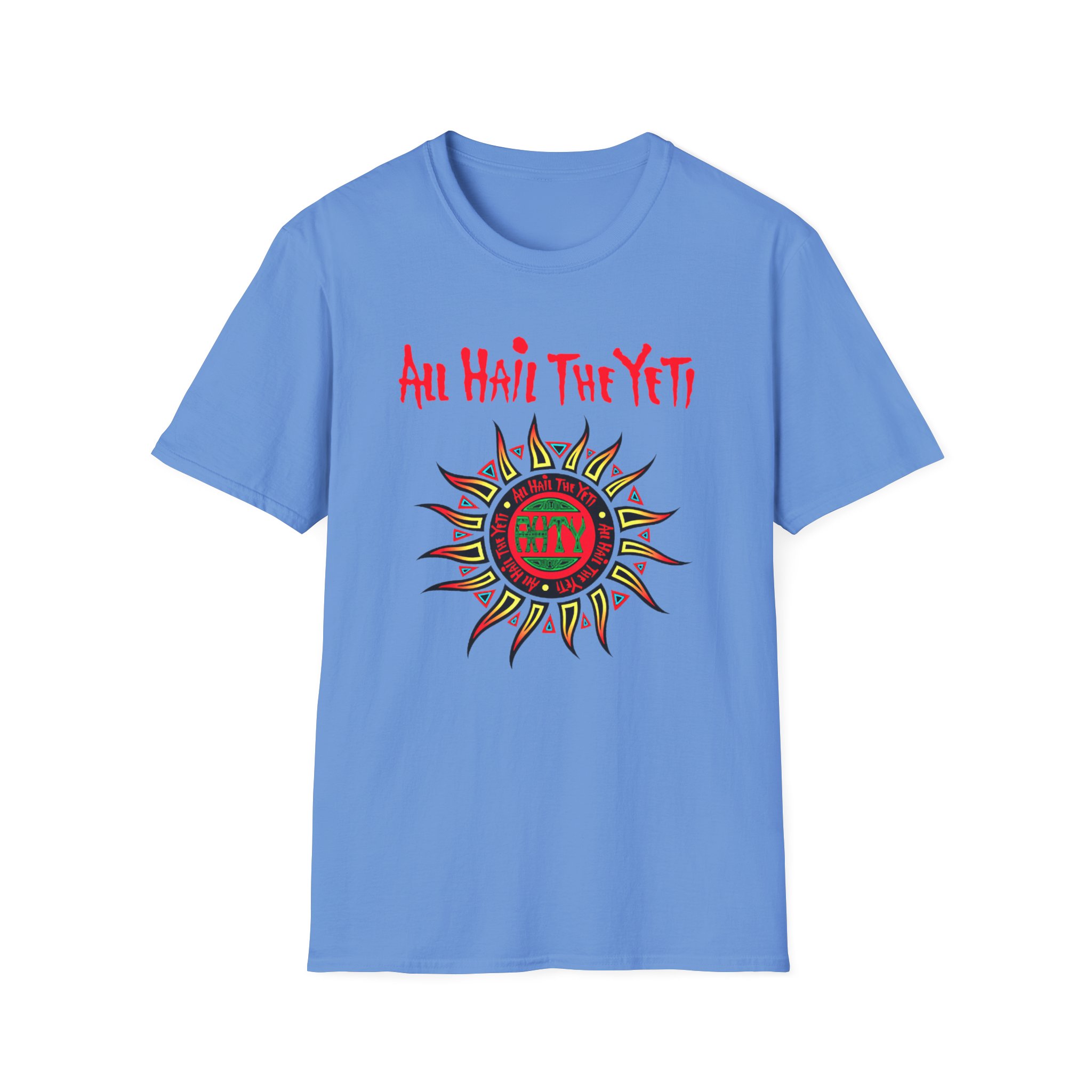 All Hail the Yeti Sun Unisex Softstyle T-Shirt