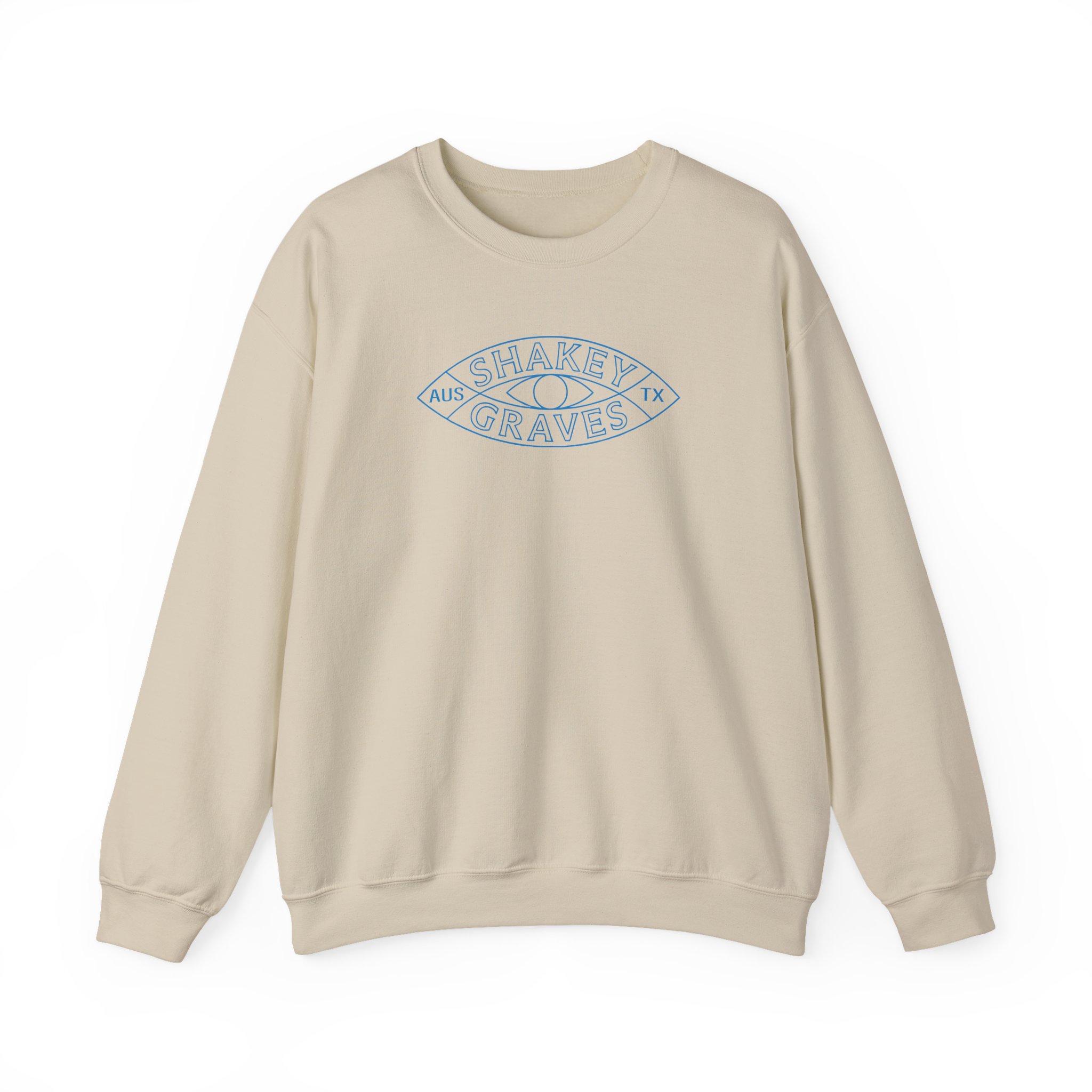 Shakey Graves Evil Eye Unisex Heavy Blendâ„¢ Crewneck Sweatshirt