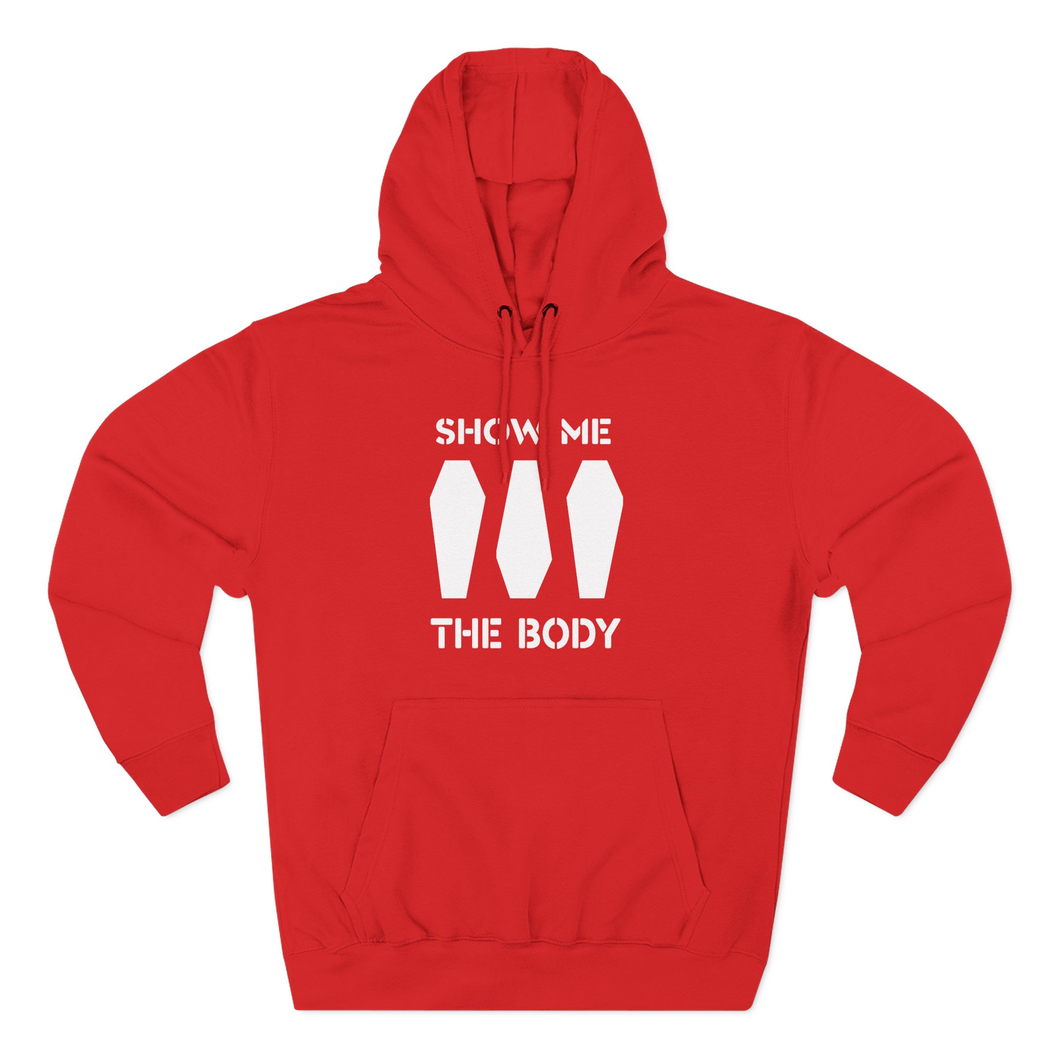 Show Me the Body Coffin Three-Panel Fleece Hoodie