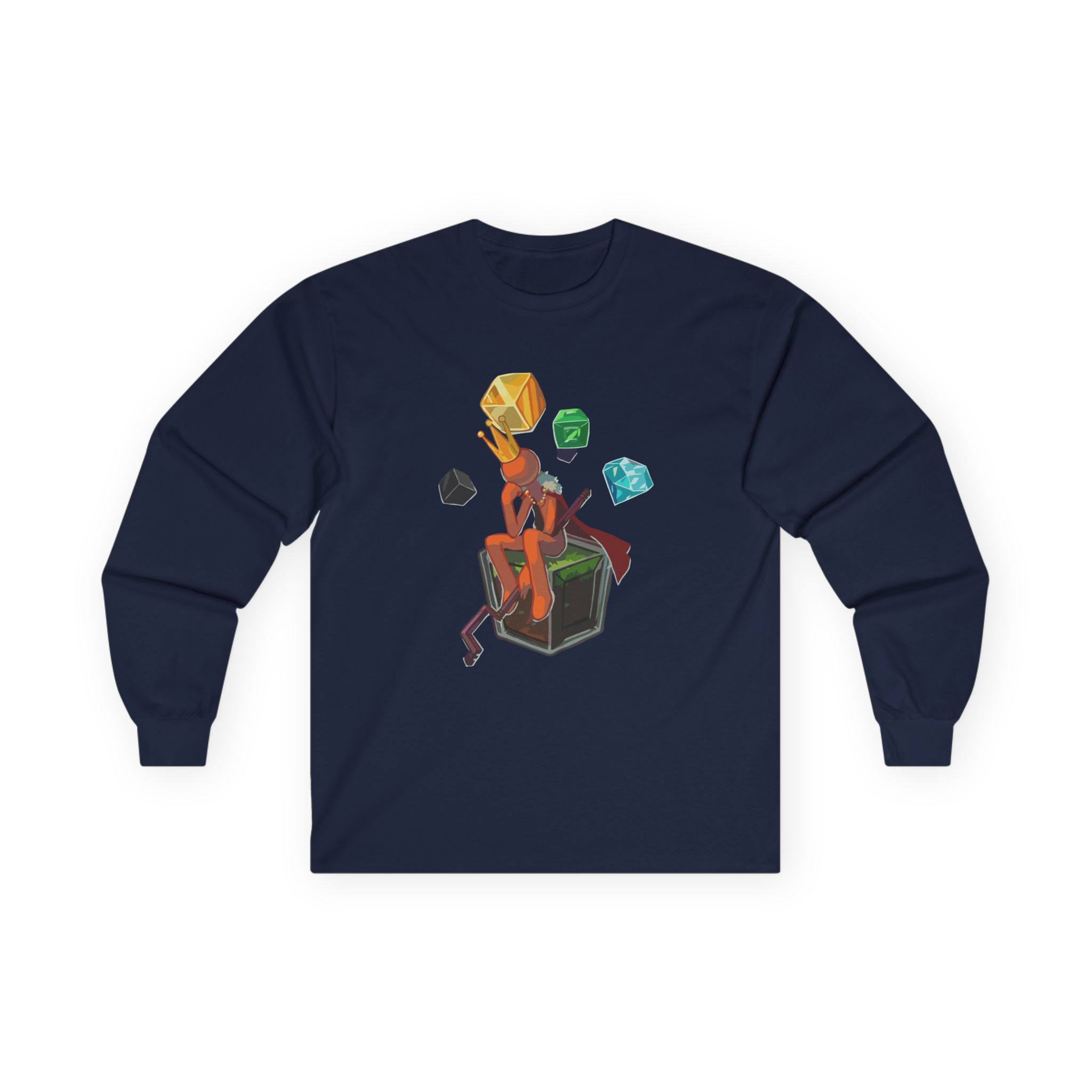 Alan Becker King Orange Unisex Ultra Cotton Long Sleeve Tee