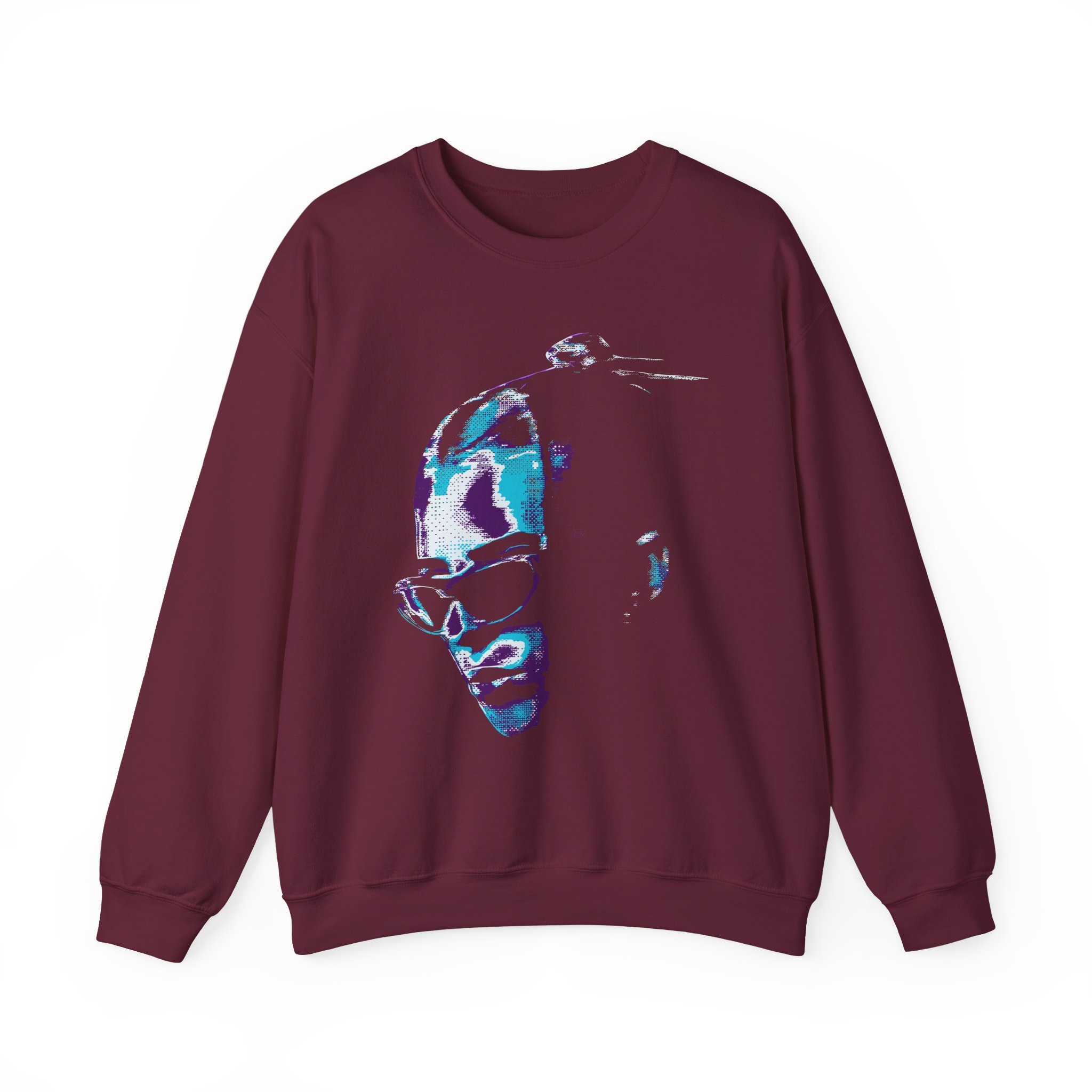 Young Miko Face Unisex Heavy Blendâ„¢ Crewneck Sweatshirt