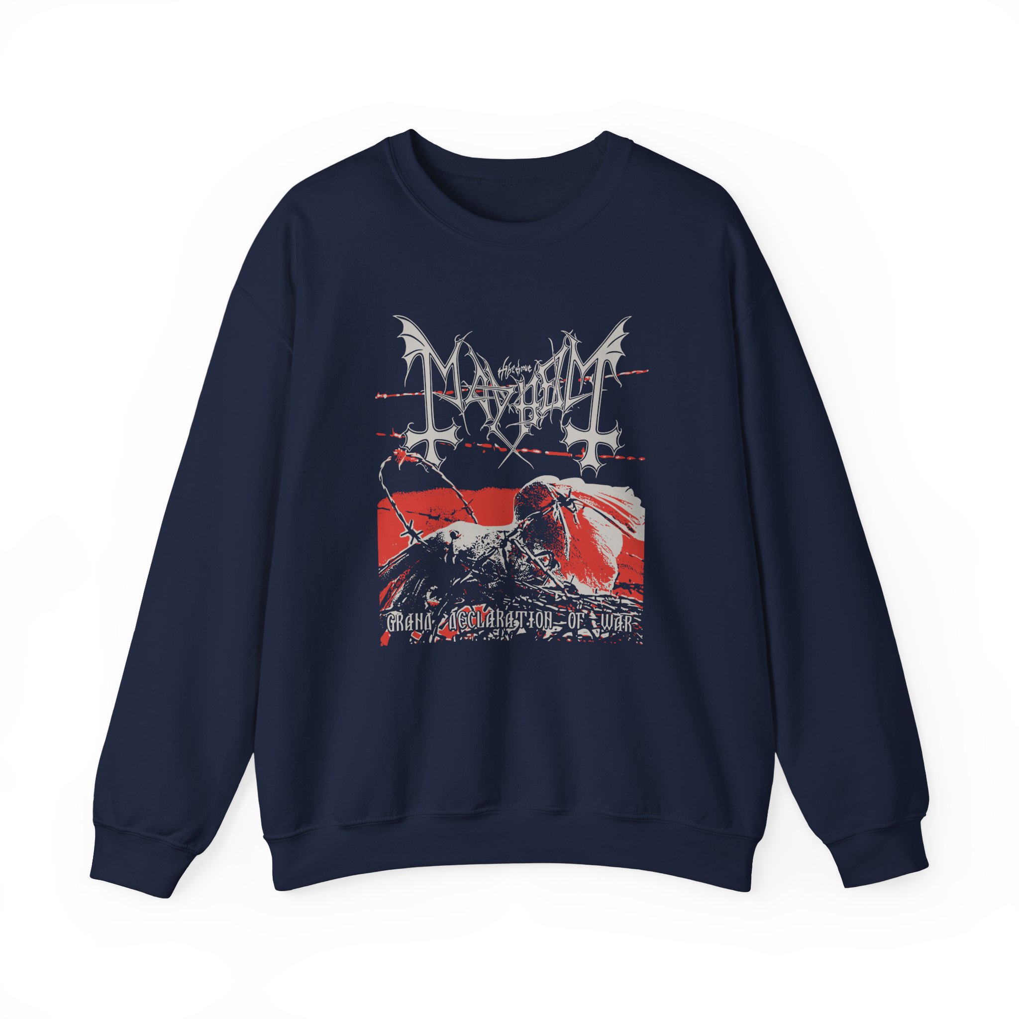 Mayhem Grand Declaration of War Unisex Heavy Blendâ„¢ Crewneck Sweatshirt