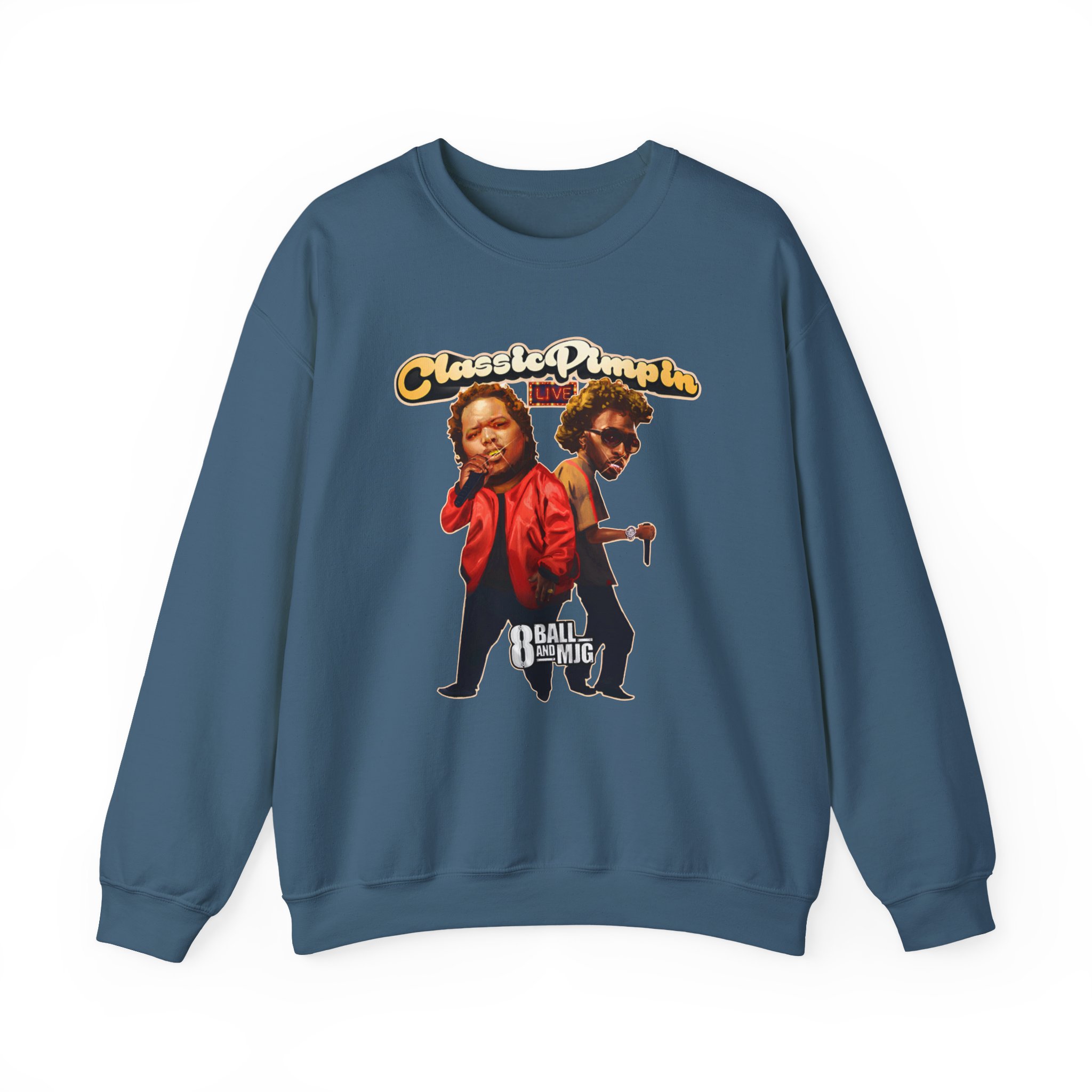 8ball Mjg Classic Pimpin Unisex Heavy Blendâ„¢ Crewneck Sweatshirt