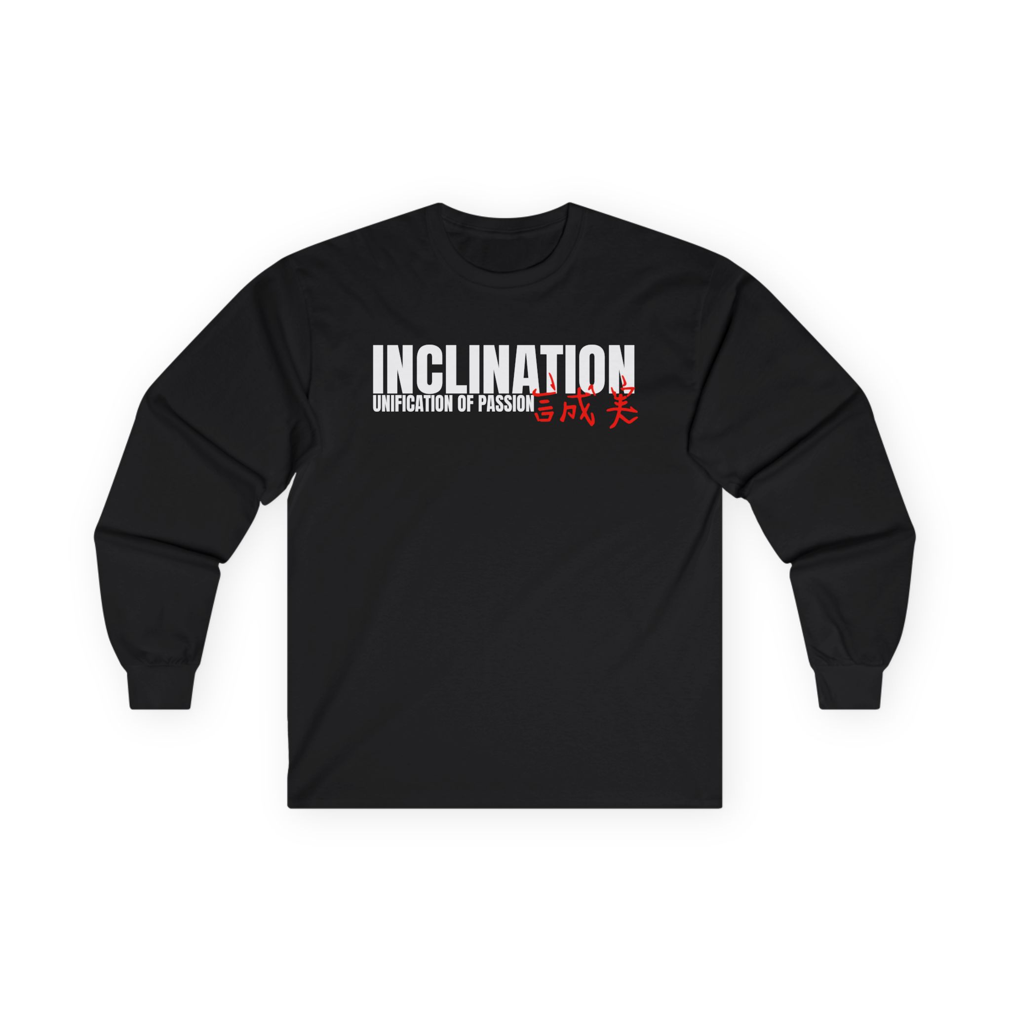 Inclination Straight Edge Unisex Ultra Cotton Long Sleeve Tee