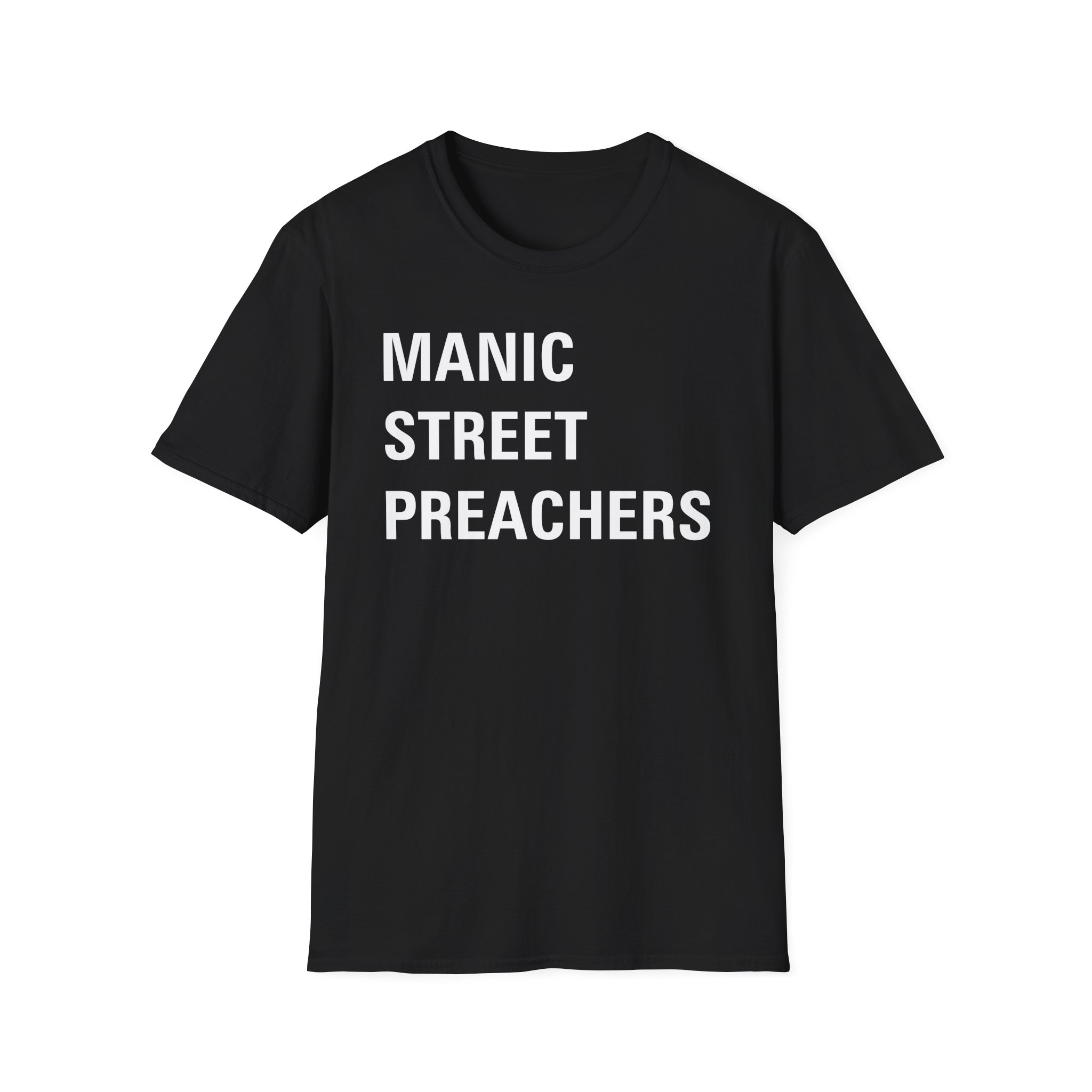 Manic Street Preachers Block Logo Unisex Softstyle T-Shirt