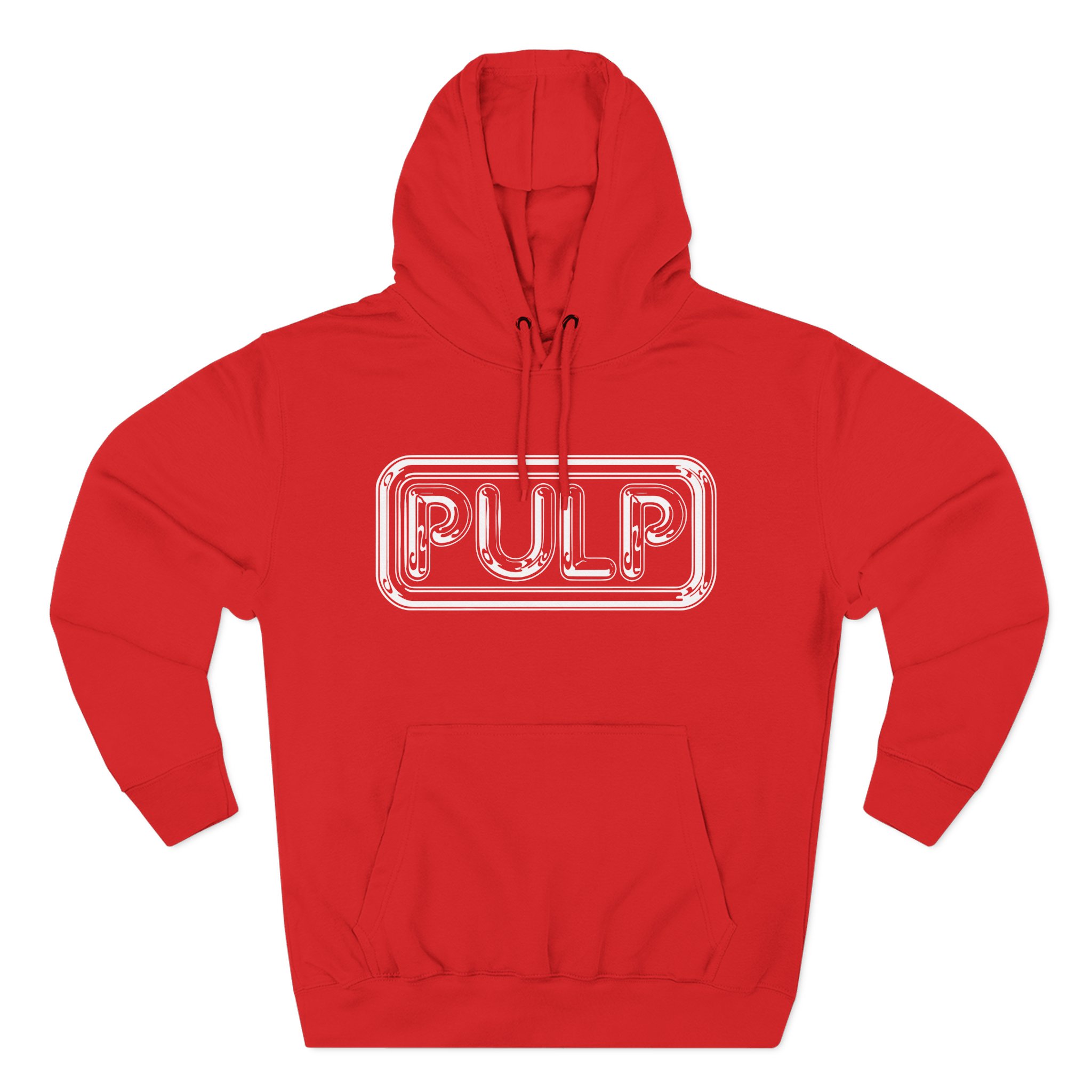 Pulp Logo Three-Panel Fleece Hoodie