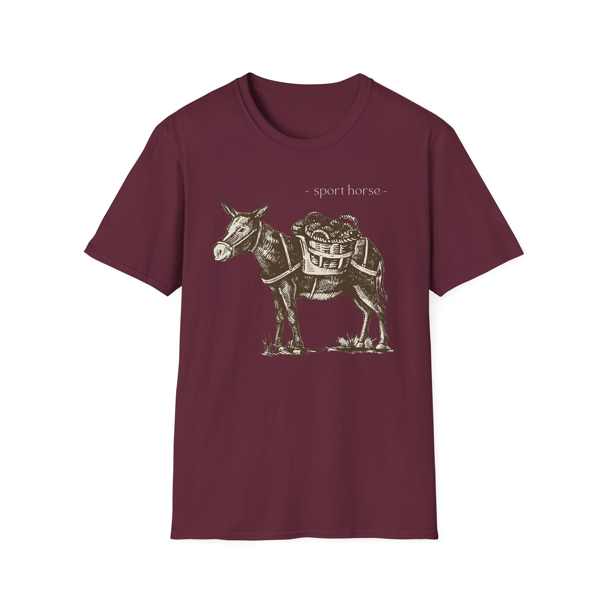 Mumbo Jumbo Sport Horse Unisex Softstyle T-Shirt