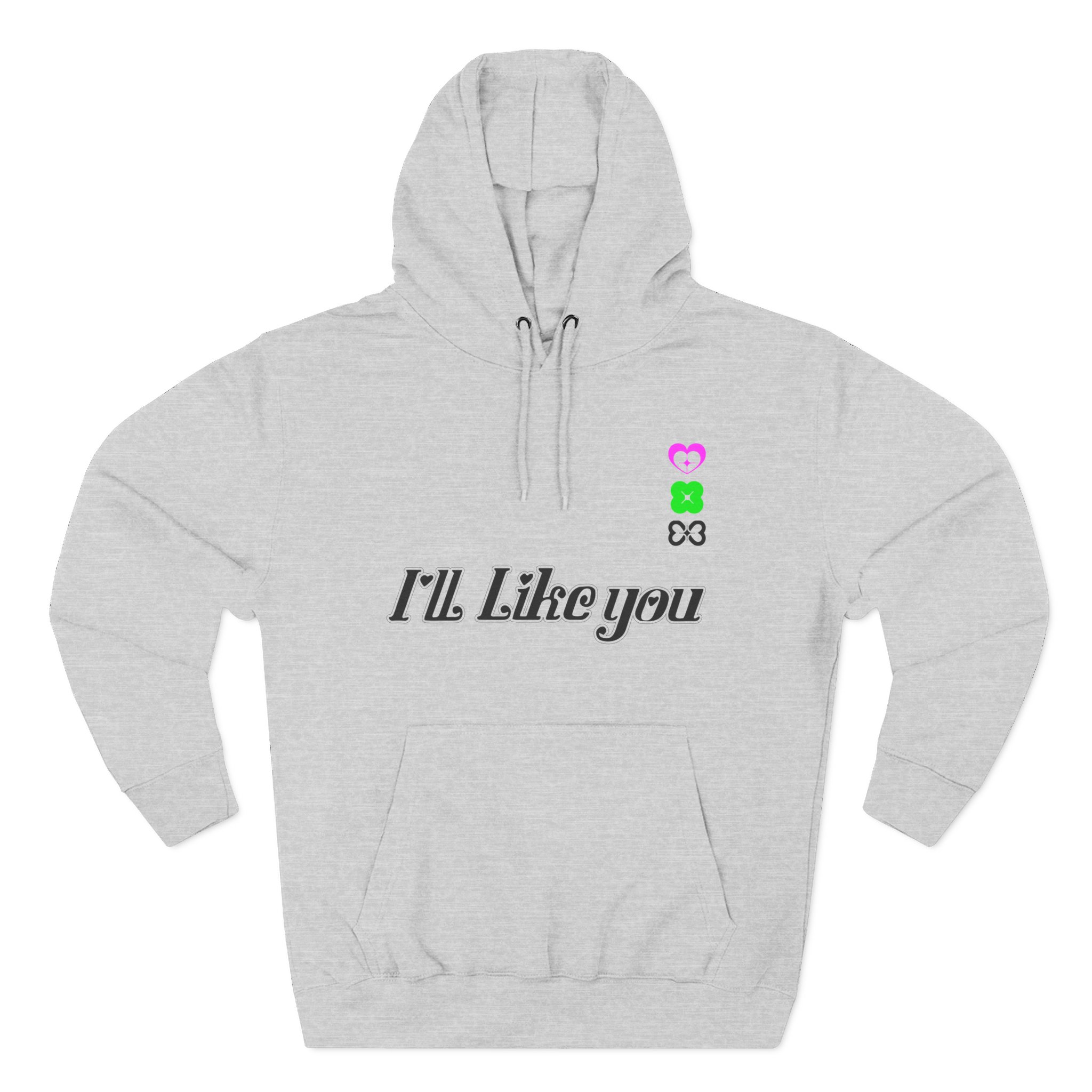 ILLIT 2nd Mini Album ‘i’ll Like You Three-Panel Fleece Hoodie