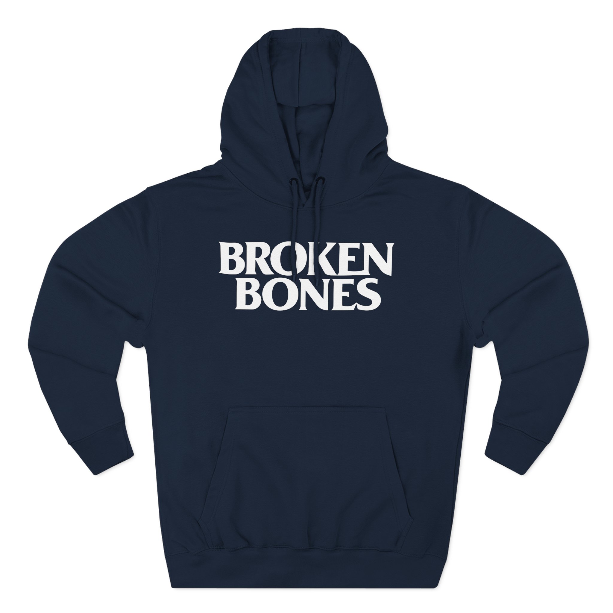 Broken Bones Three-Panel Fleece Hoodie