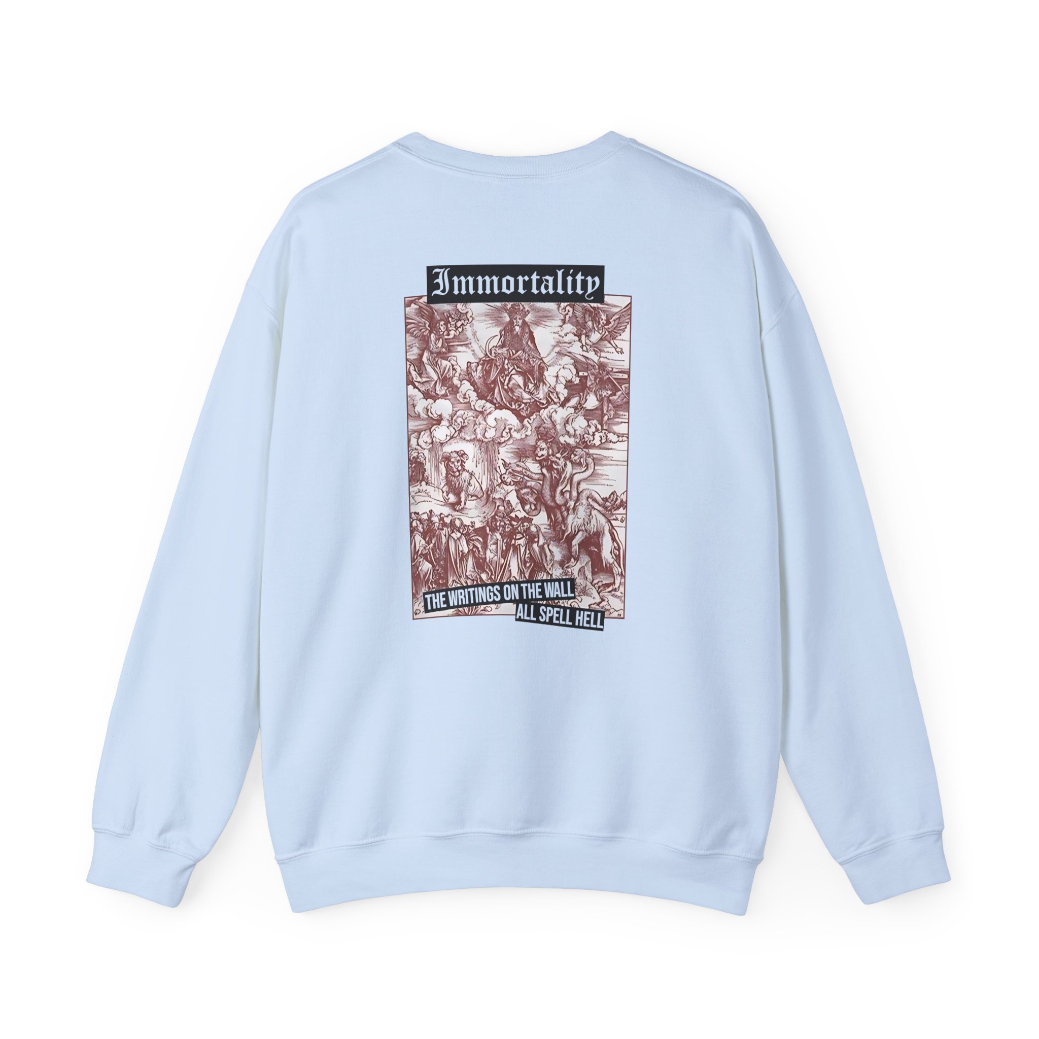 Born From Pain Immortality Unisex Heavy Blendâ„¢ Crewneck Sweatshirt