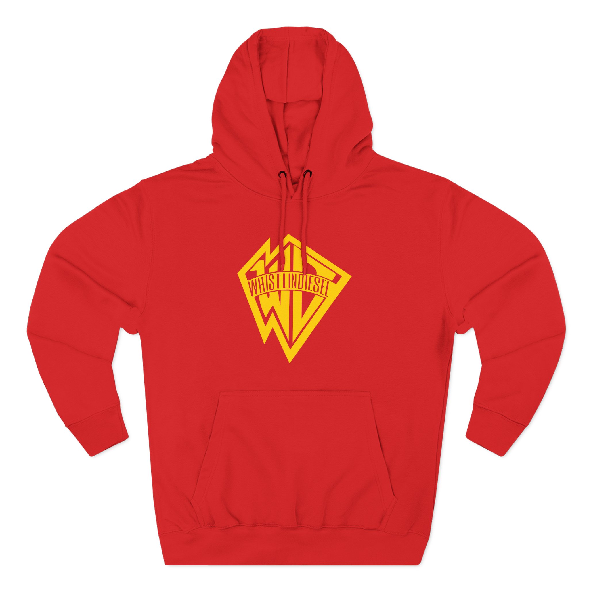 Whistlindiesel Gold Logo Three-Panel Fleece Hoodie