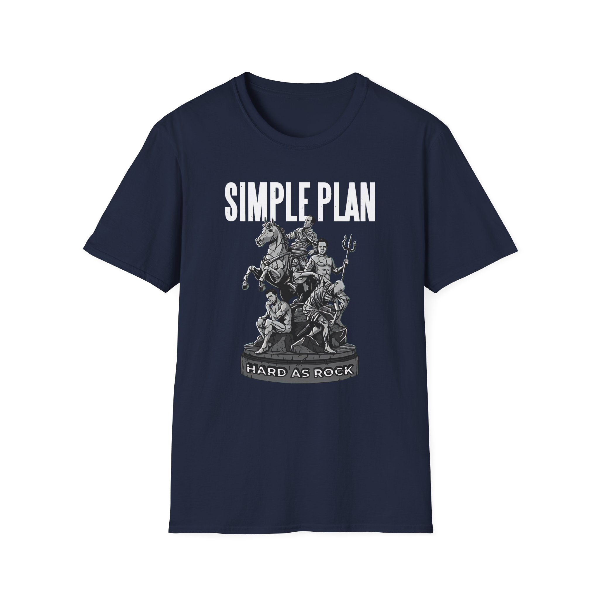 Simple Plan Hard as Rock Unisex Softstyle T-Shirt