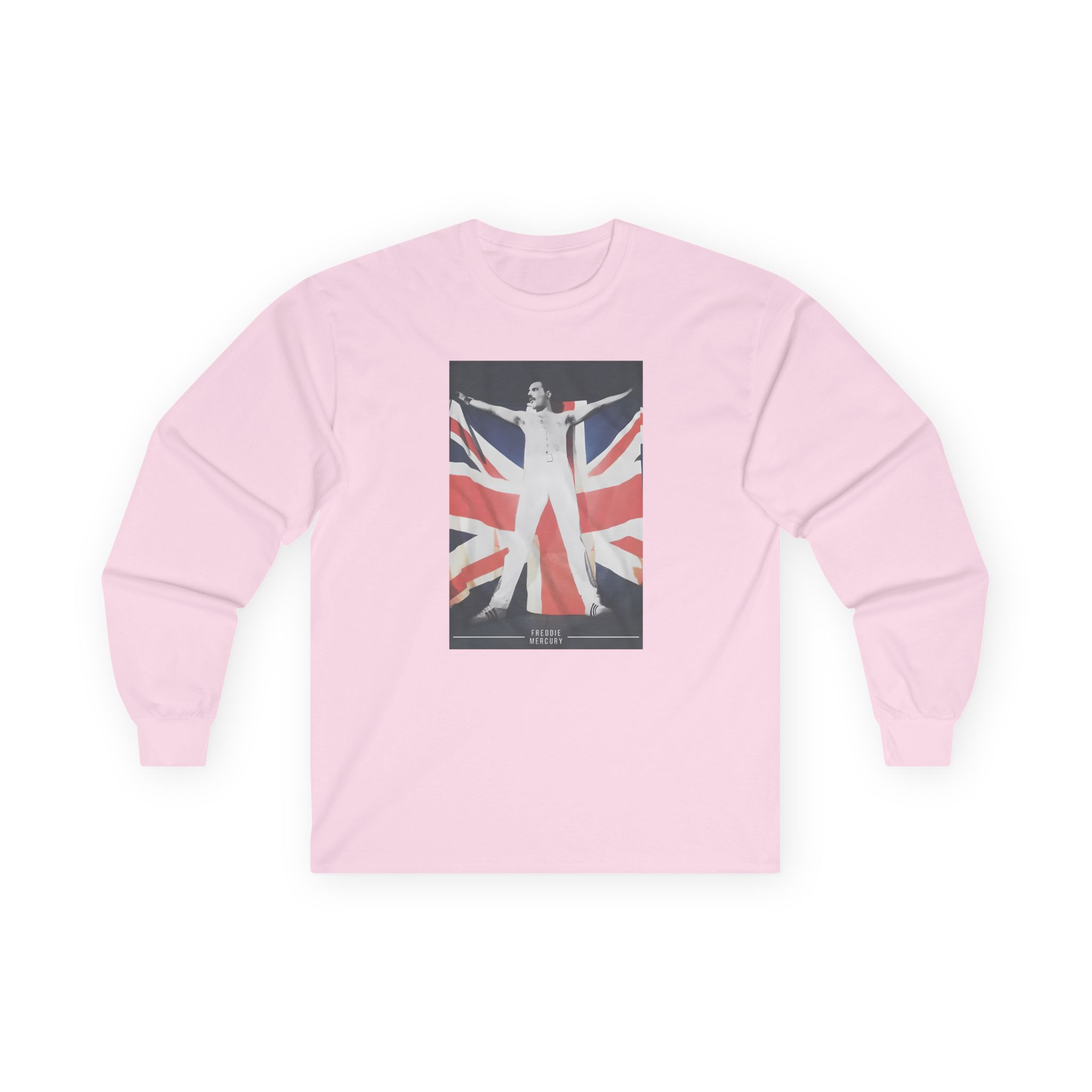F M Union Jack Flag Unisex Ultra Cotton Long Sleeve Tee