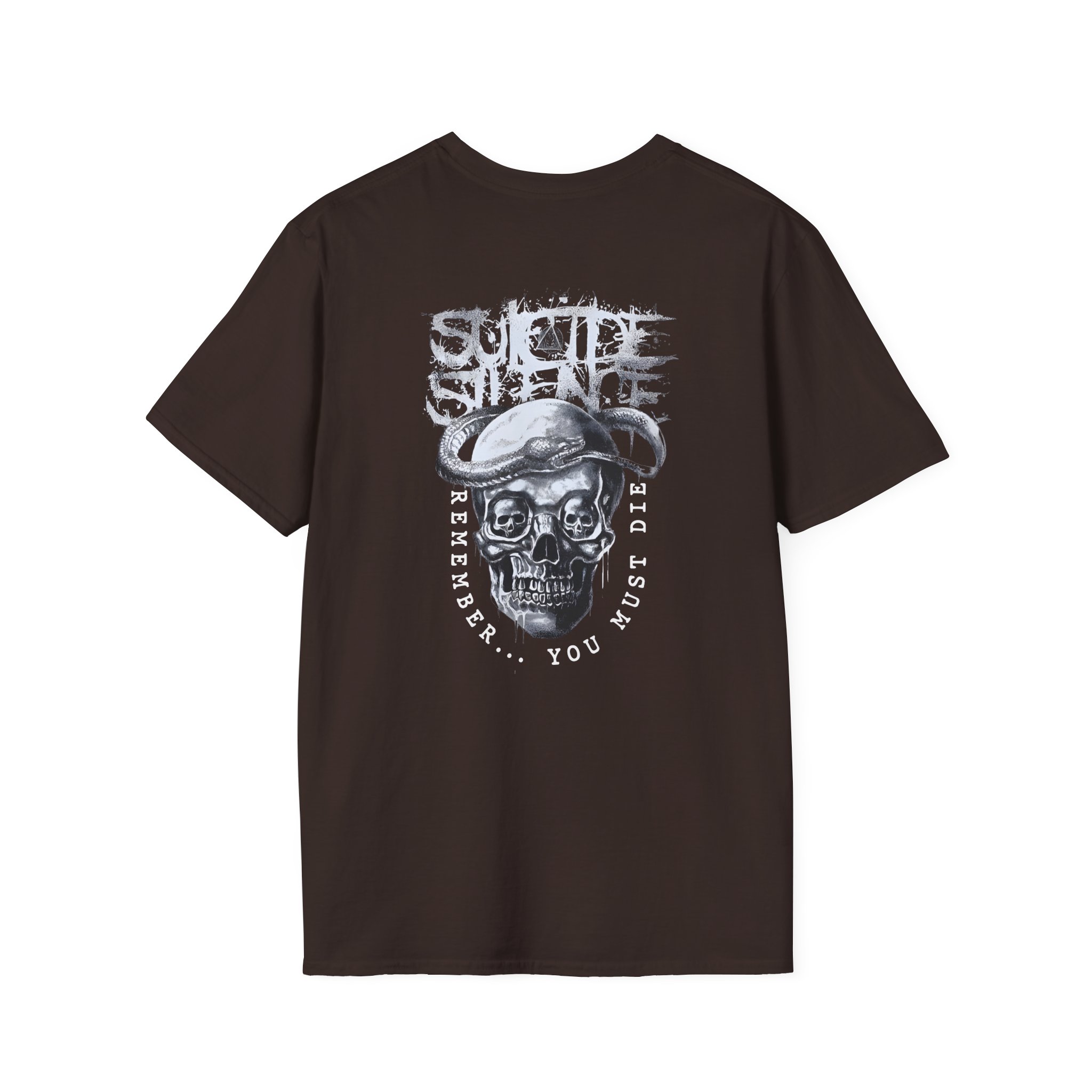 Suicide Silence Rymd Snake Skull Unisex Softstyle T-Shirt