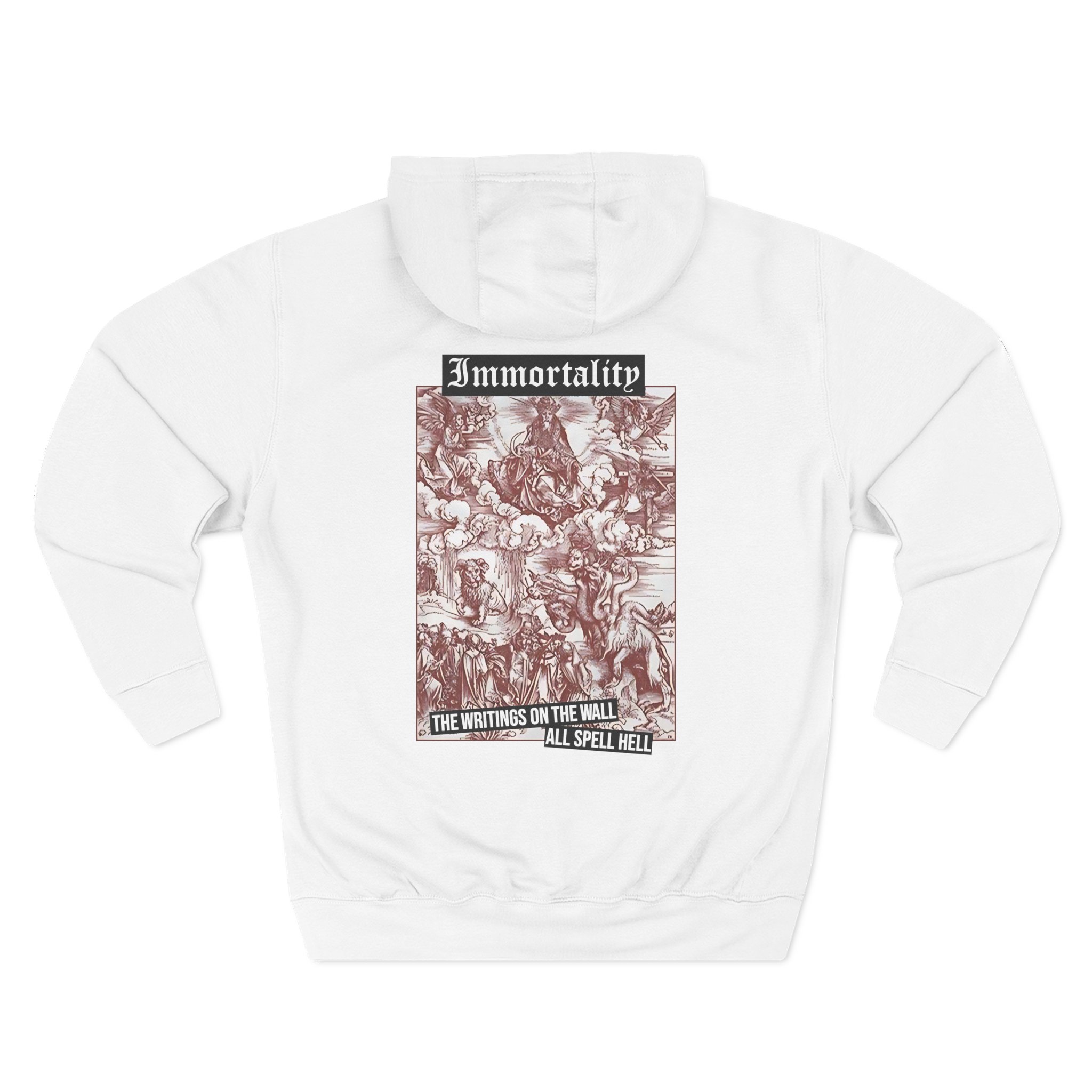 Born From Pain Immortality Three-Panel Fleece Hoodie