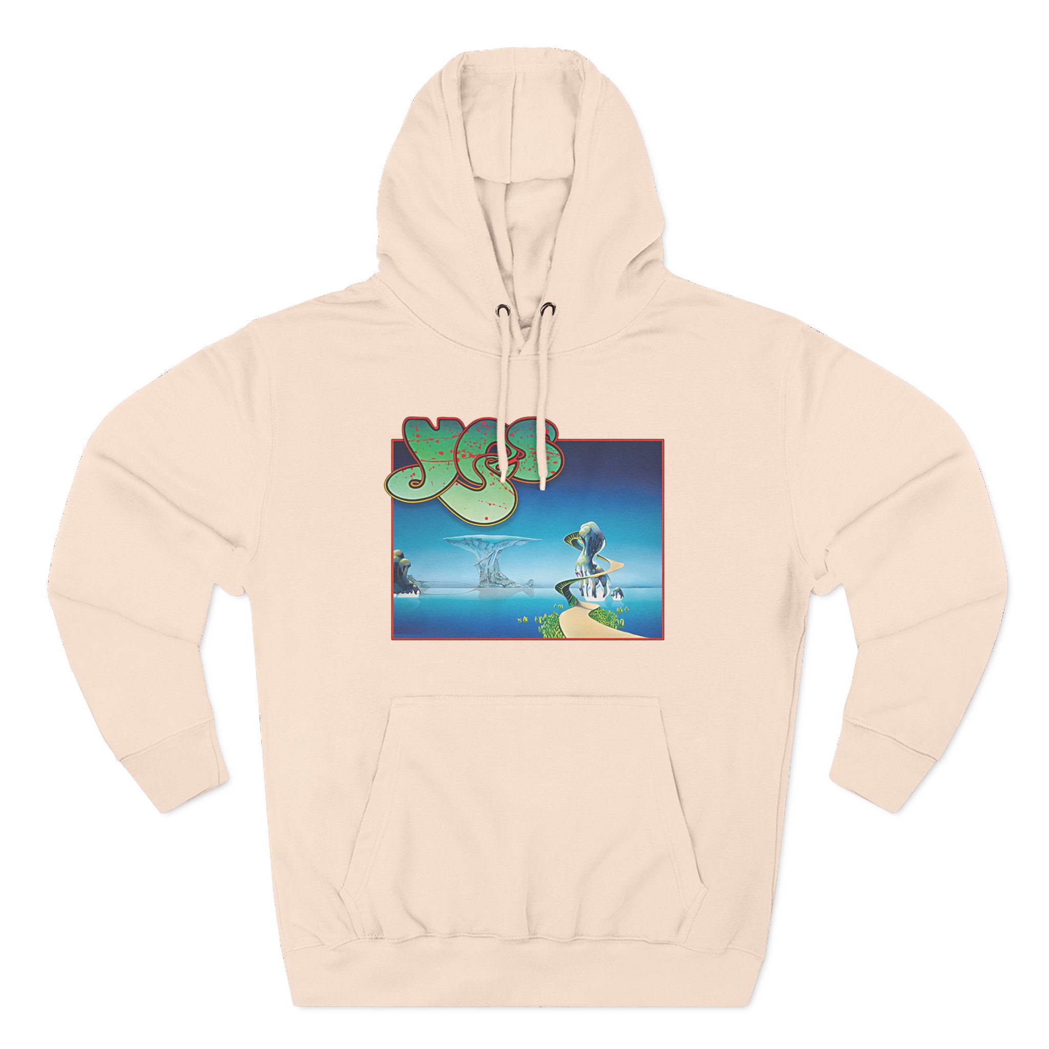 Yes Song Album Cover Three-Panel Fleece Hoodie