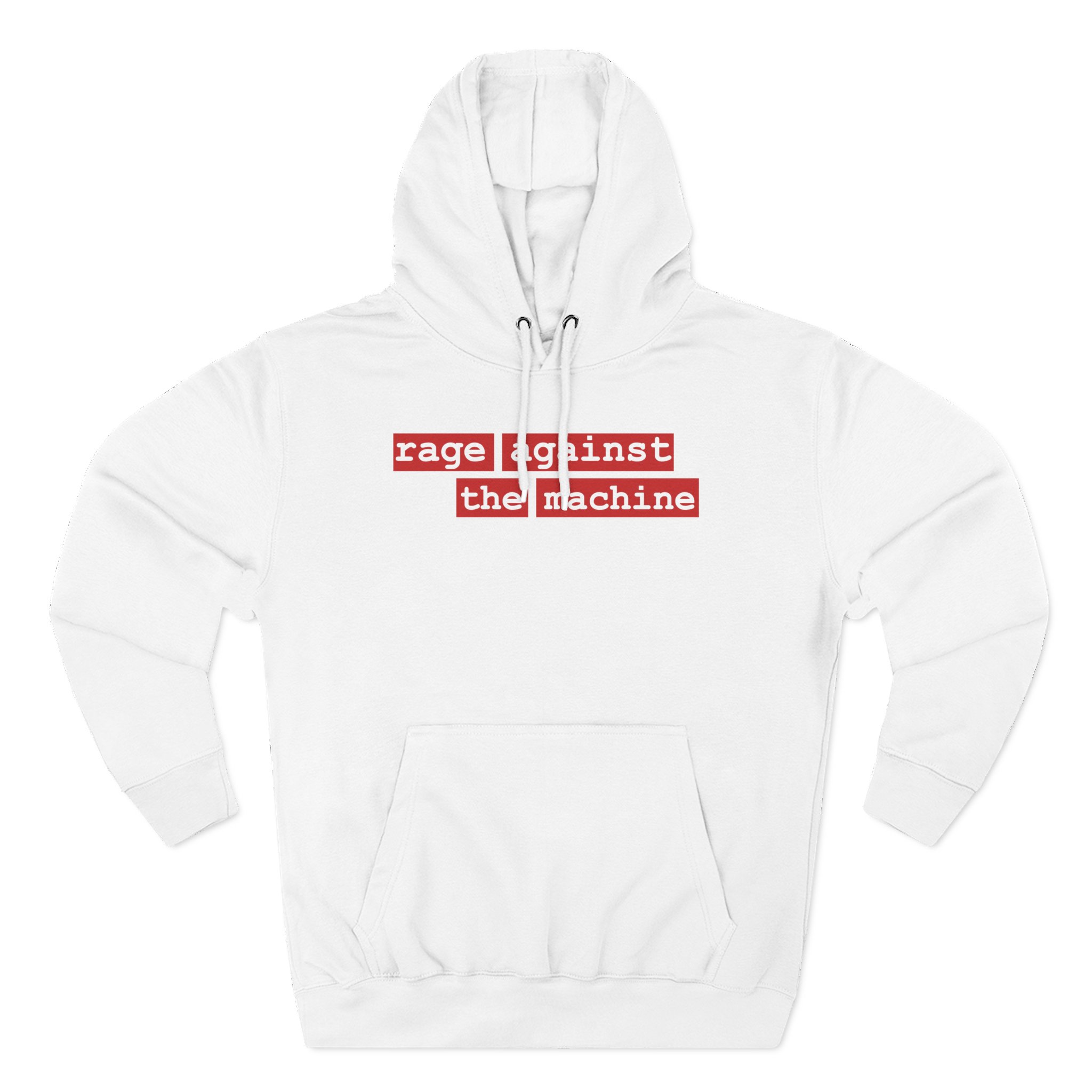 Rage Against the Machine Rage Stencil Type Three-Panel Fleece Hoodie