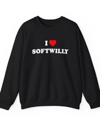 Softwilly I Love Softwilly Unisex Heavy Blend™ Crewneck Sweatshirt