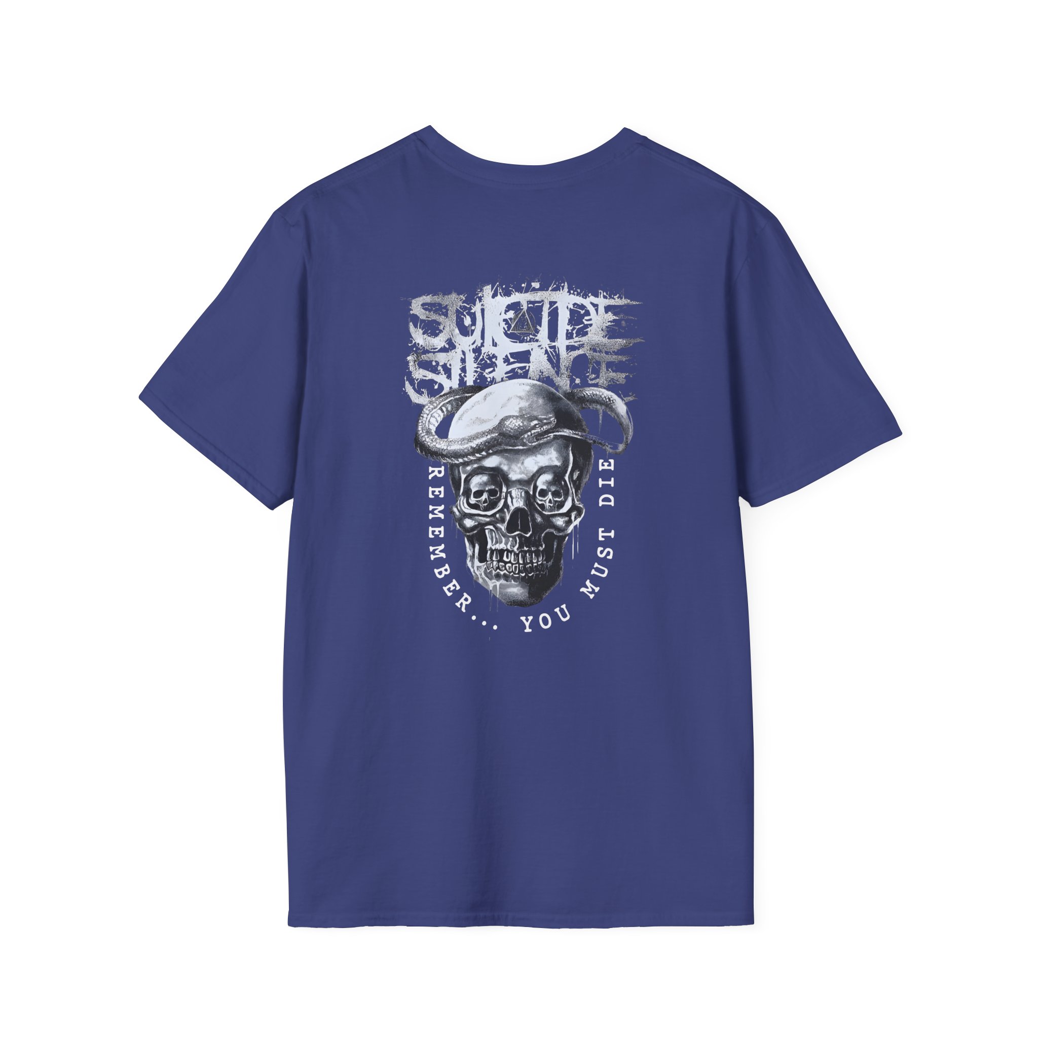 Suicide Silence Rymd Snake Skull Unisex Softstyle T-Shirt