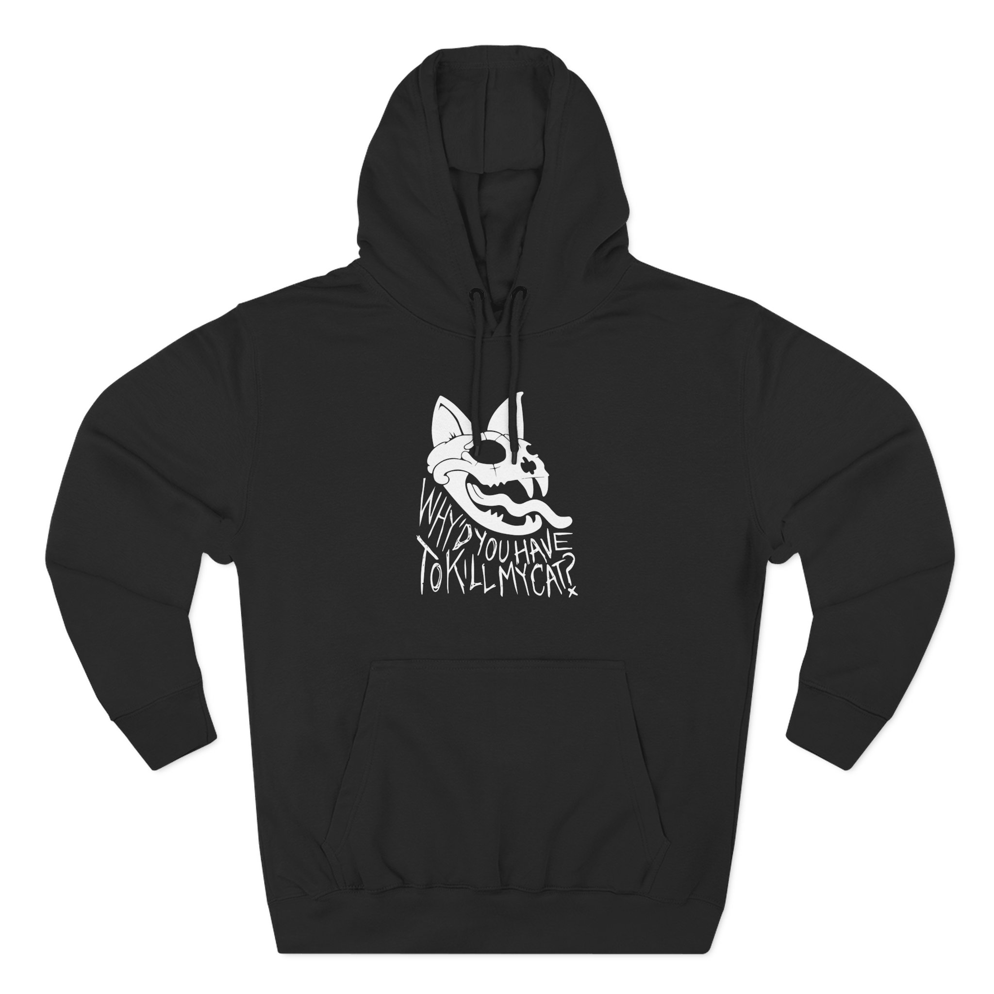 Lovejoy Why’d You Have to Kill My Cat Three-Panel Fleece Hoodie
