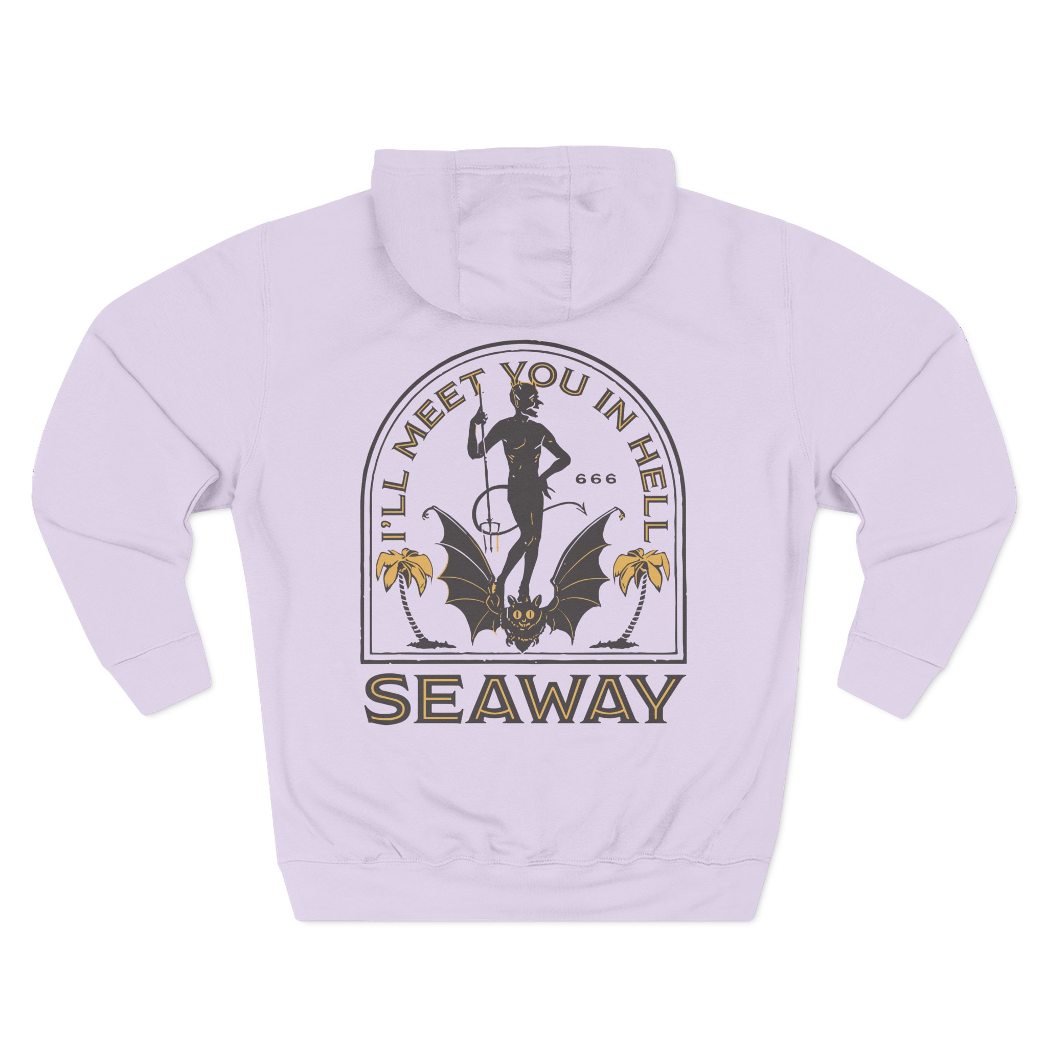 Seaway Hell Three-Panel Fleece Hoodie
