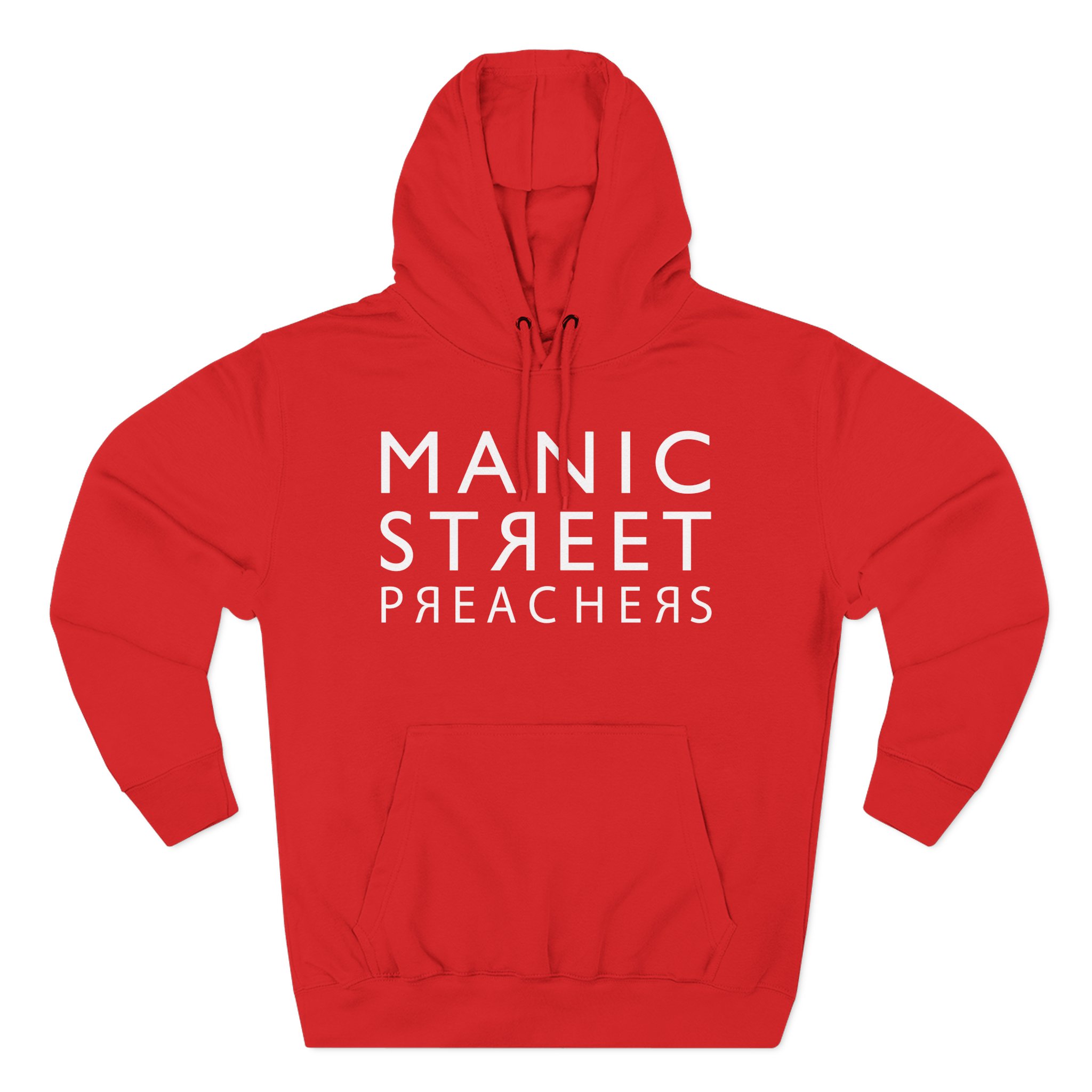 Manic Street Preachers Reversed Logo Three-Panel Fleece Hoodie